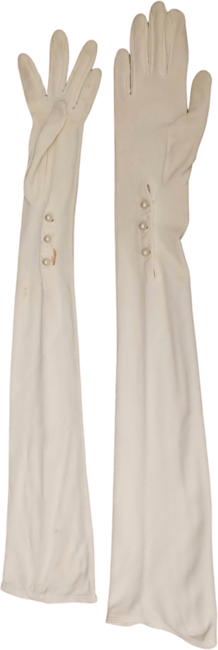 Vintage Long White Cotton Gloves Shop THRILLING