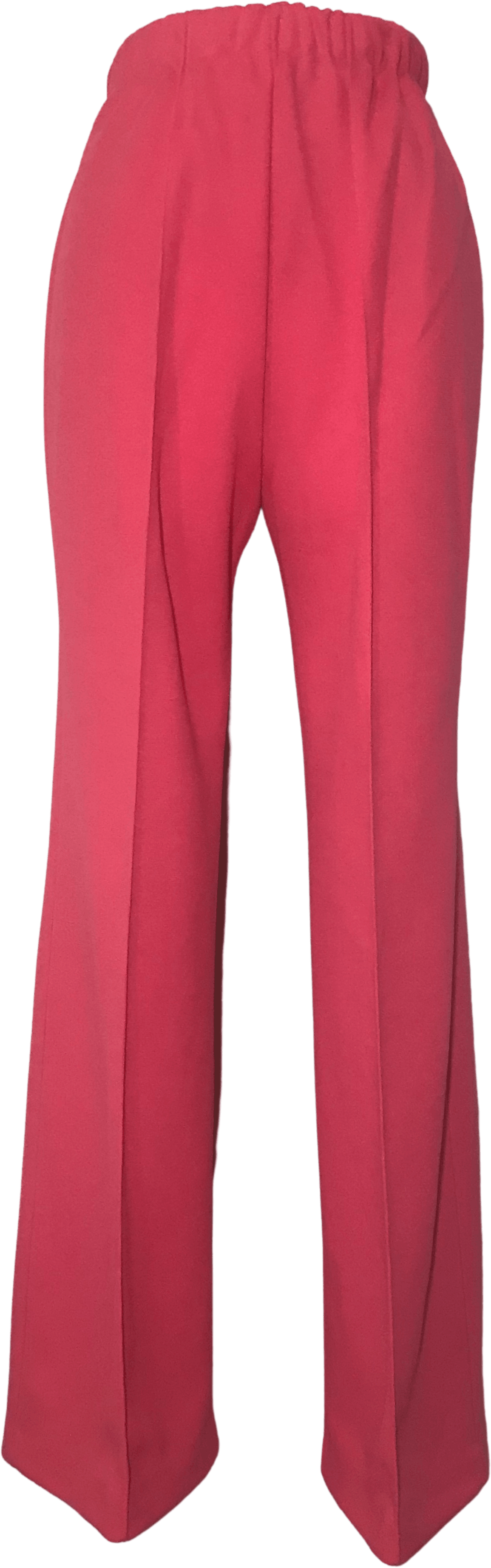 Vintage 70s Hot Pink High Rise Wide Straight Leg Pants By