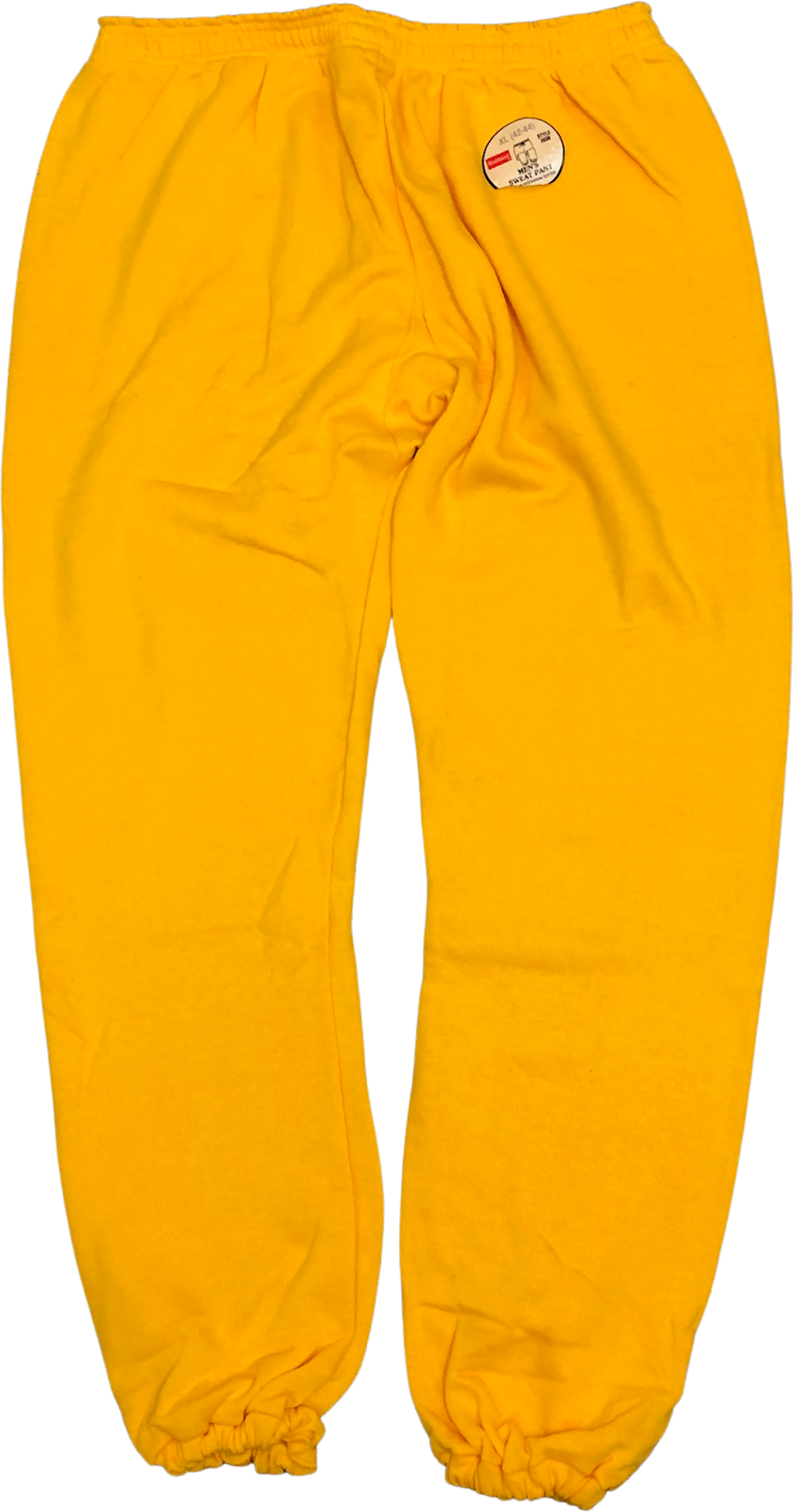 Vintage Healthknit store Yellow Sweatpants NWT Drawstring XL Cotton Blend Activewear