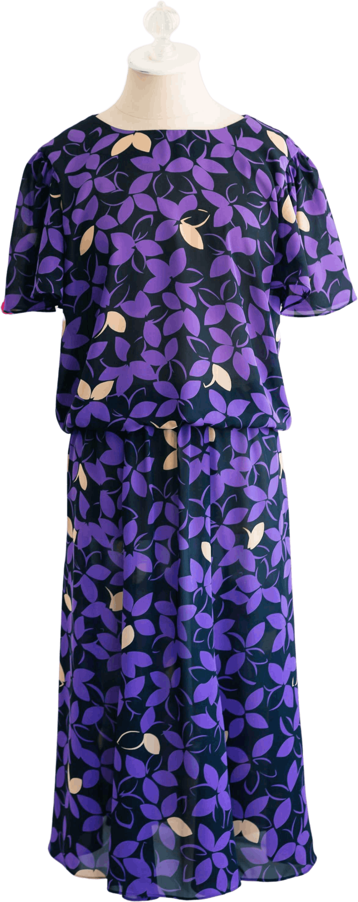 VINTAGE 60s 70s BLACK GREEN PURPLE GEOMETRIC MOD STRIPED MAXI DRESS 14 16