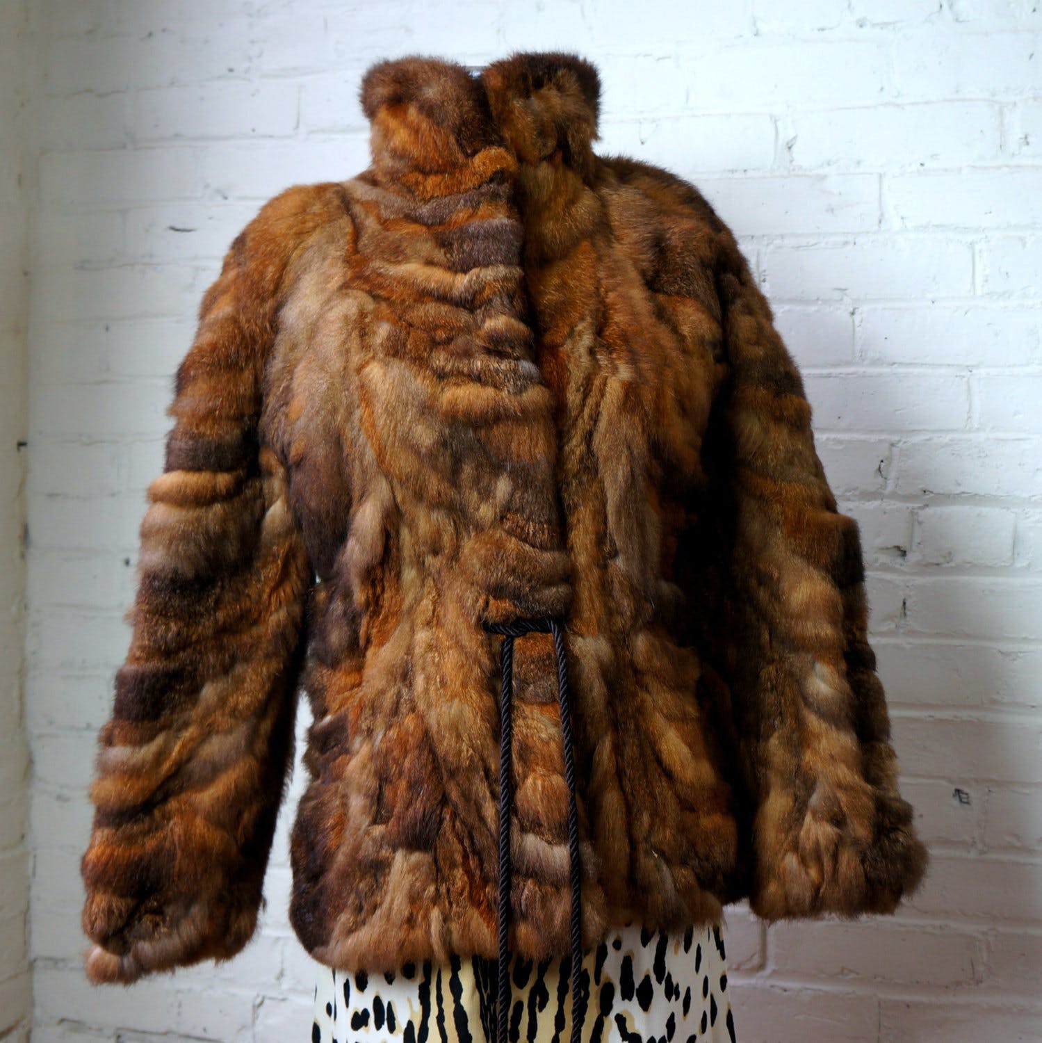 Vintage 60's 70's Bohemian Fur Jacket 