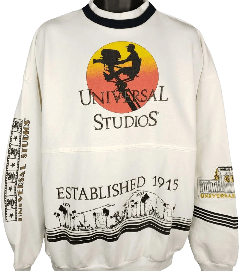 Vintage deals 80s Universal Studios 1987 Crewneck Sweatshirt