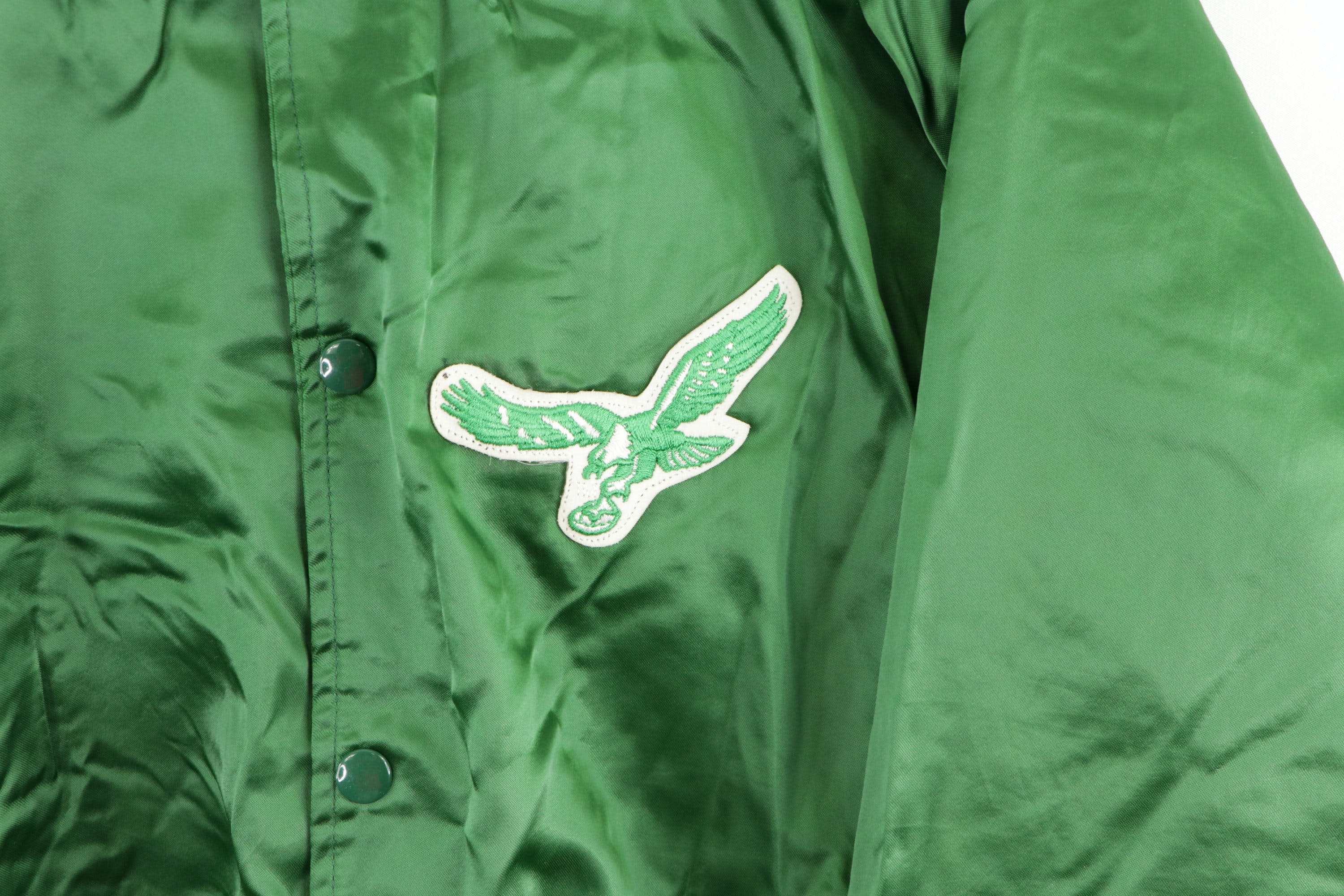 Starter Bomber Green Satin Philadelphia Eagles 90's Jacket