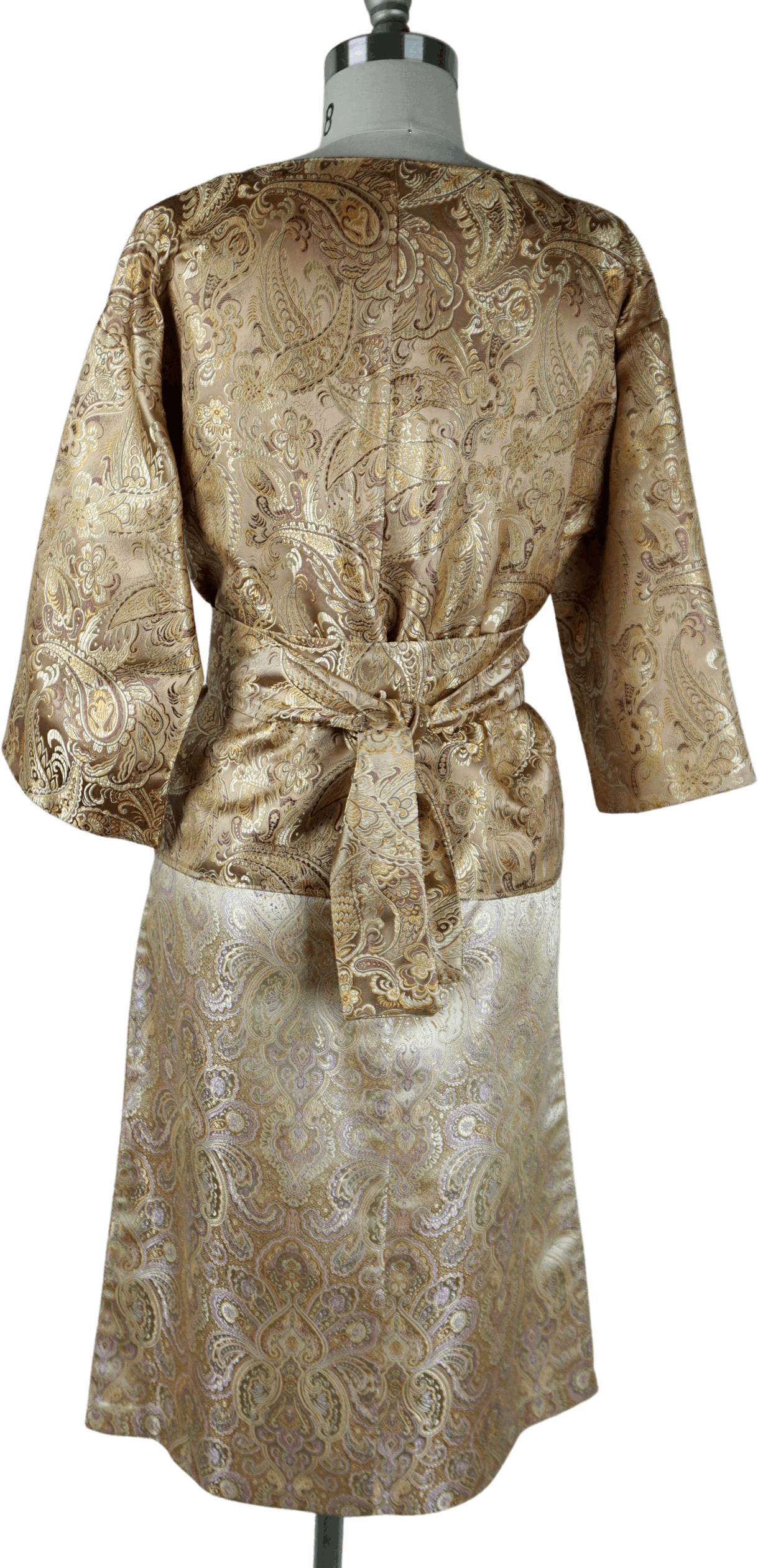 Vintage Gold Formal 2 Piece Ensemble, Dress Shop THRILLING