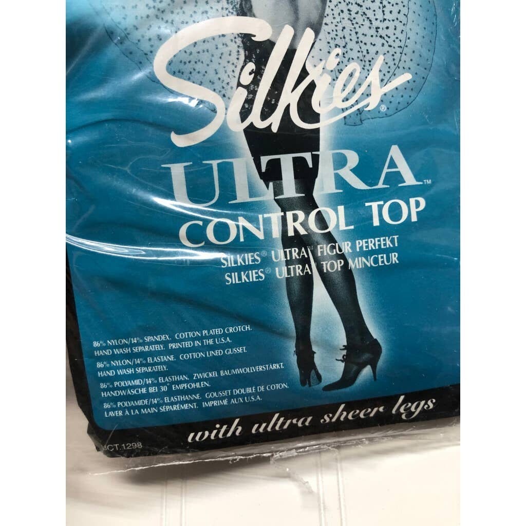 Vintage Ultra Control Top Ultra Sheer Legs Beige Honey by Silkies