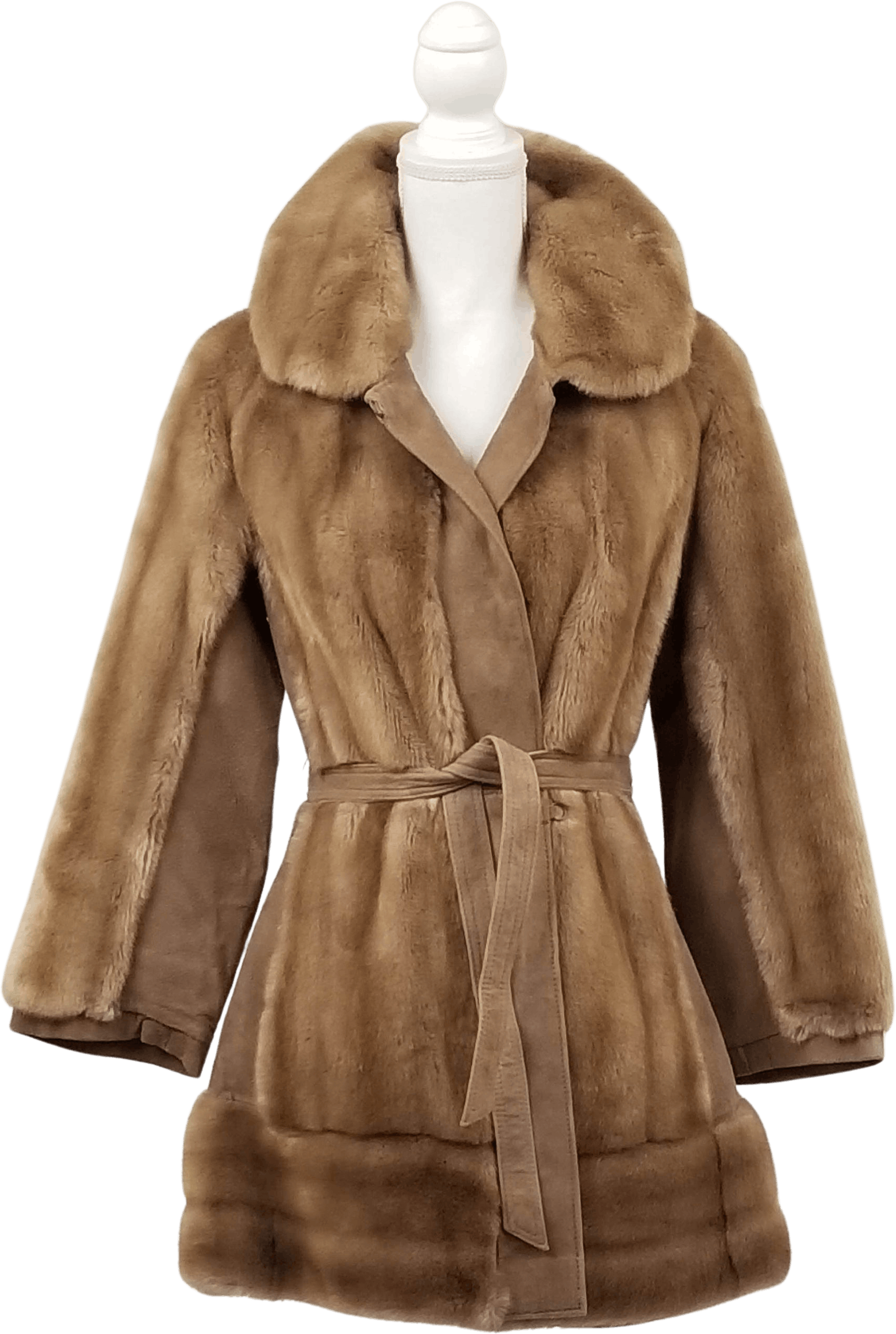 Lilli Ann outlet Adolph Schuman Soft Faux Fur Button Up Jacket