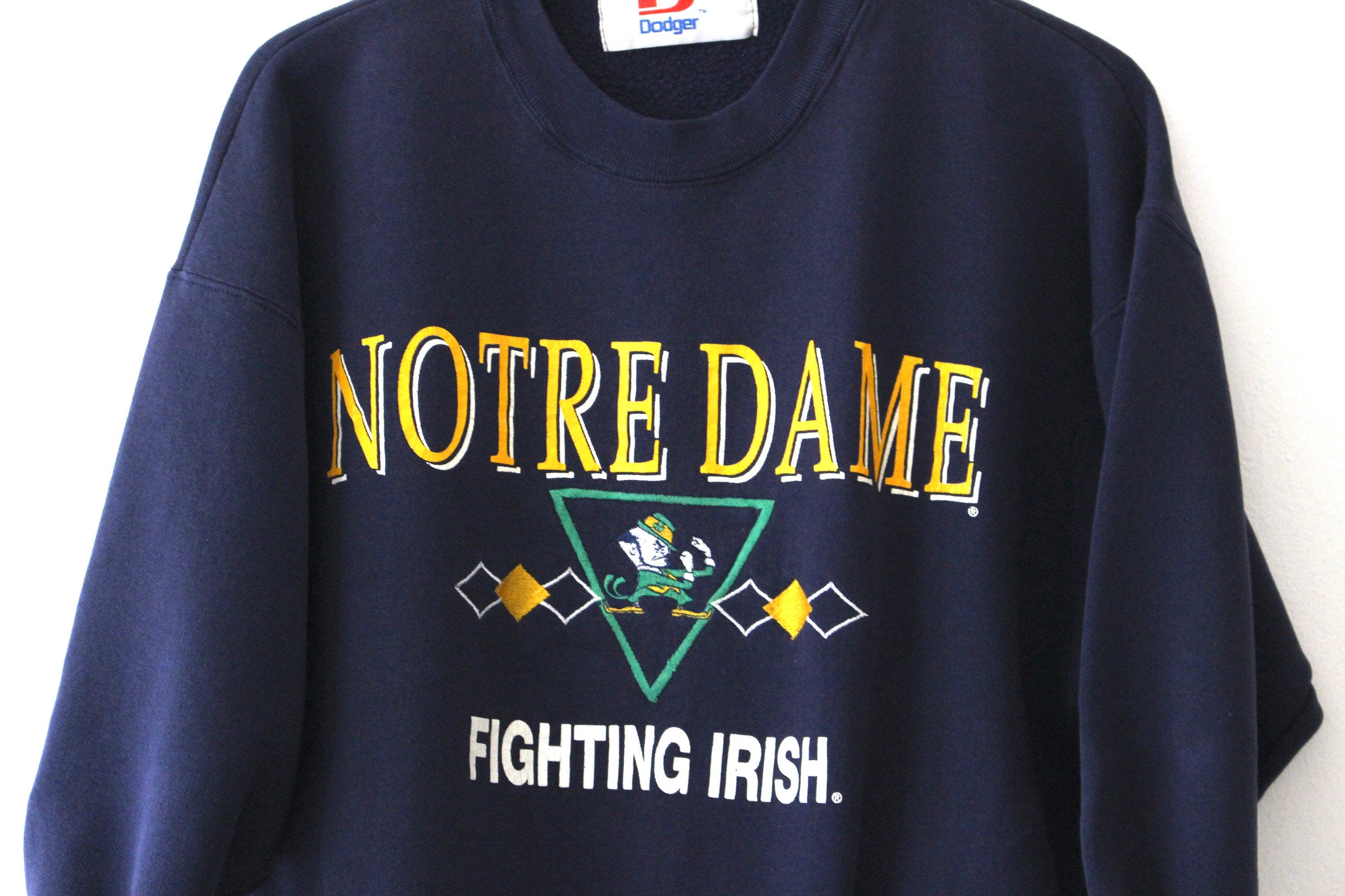 Vintage notre dame fighting irish sweatshirt hot sale