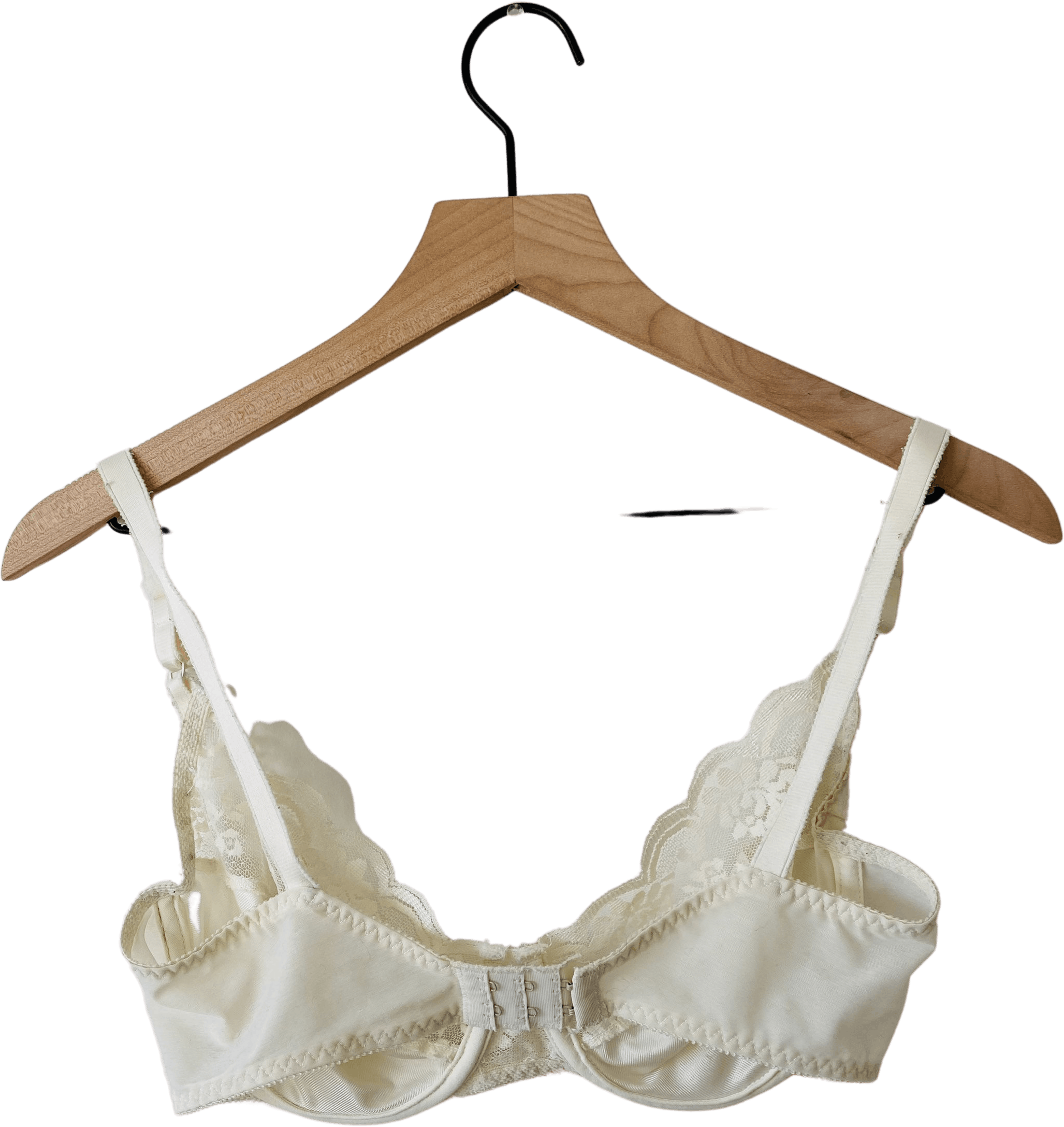 Vintage 80’s Ivory Lace Bra by Chantilly Maidenform Shop THRILLING