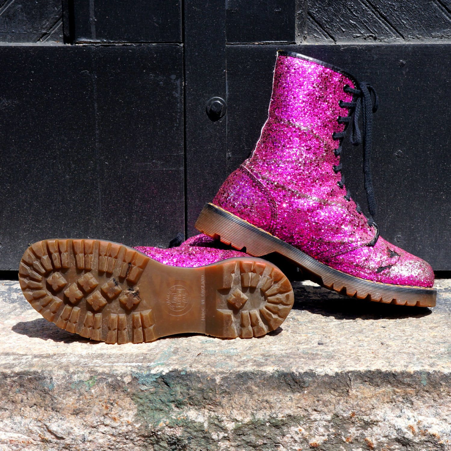 Glitter Colorful Dr Martens 1460 Farrah Dr Marten Glitter Shoes Dr