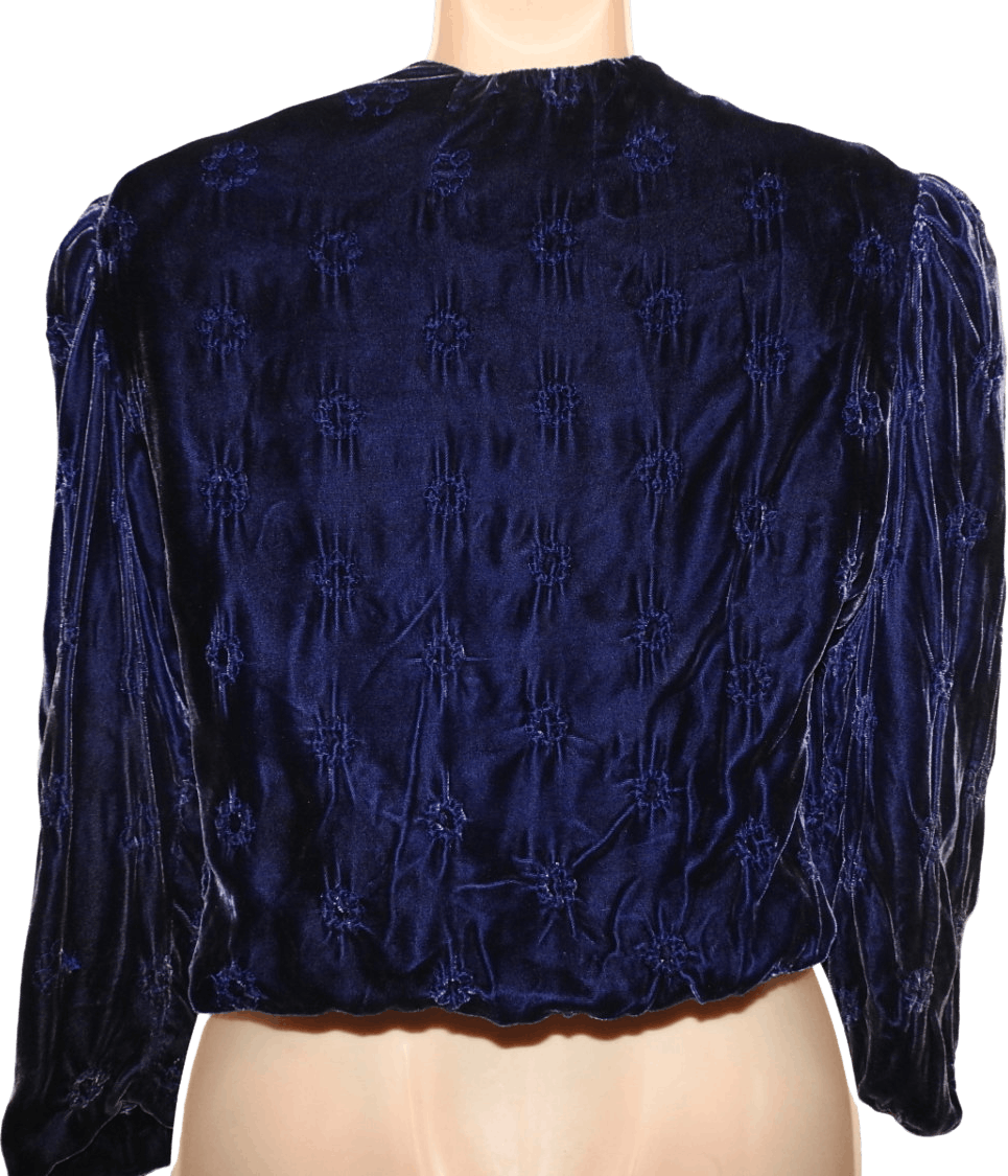 Blueviolet Ethnic Jackets With Art Silk main image 1