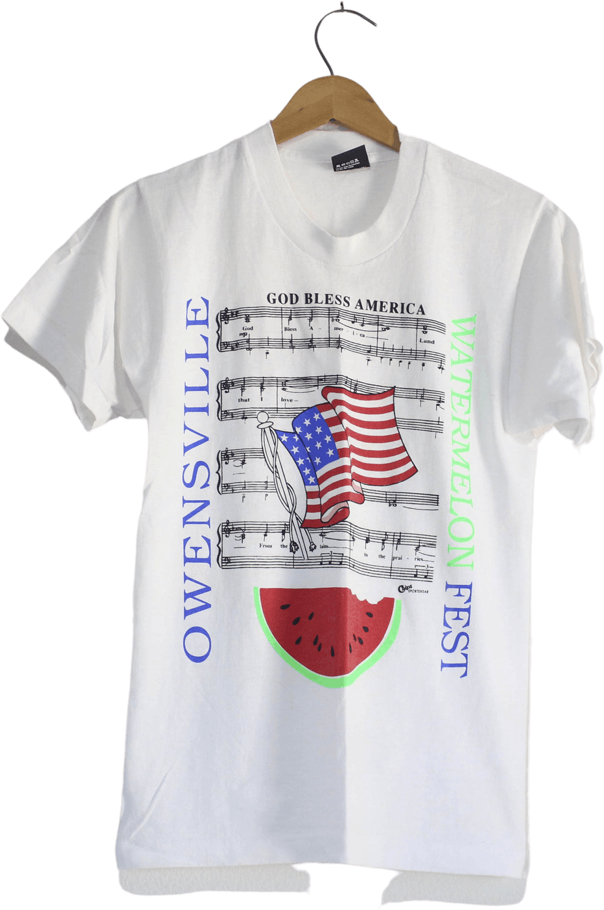 Vintage White Owensville Indiana Watermelon Festival Sheet Music