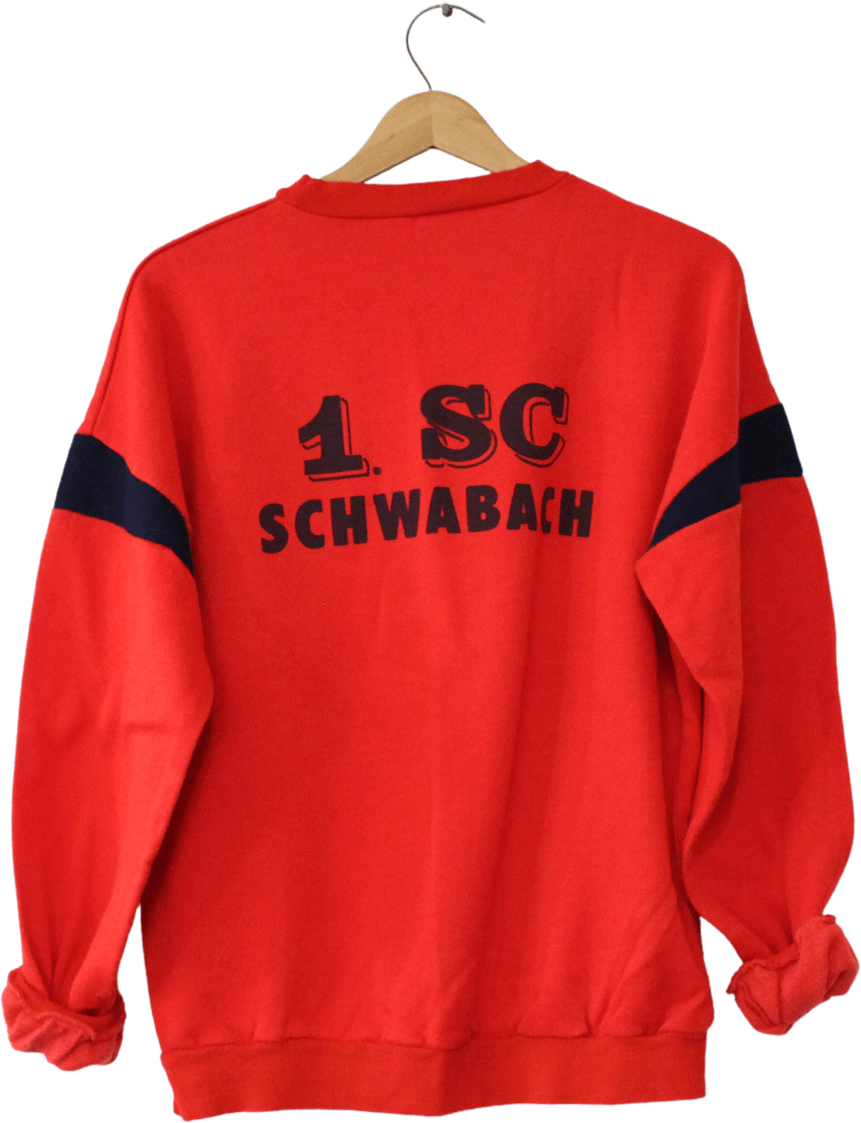Vintage Black and Red German Soccer Team Sweatshirt Shop THRILLING