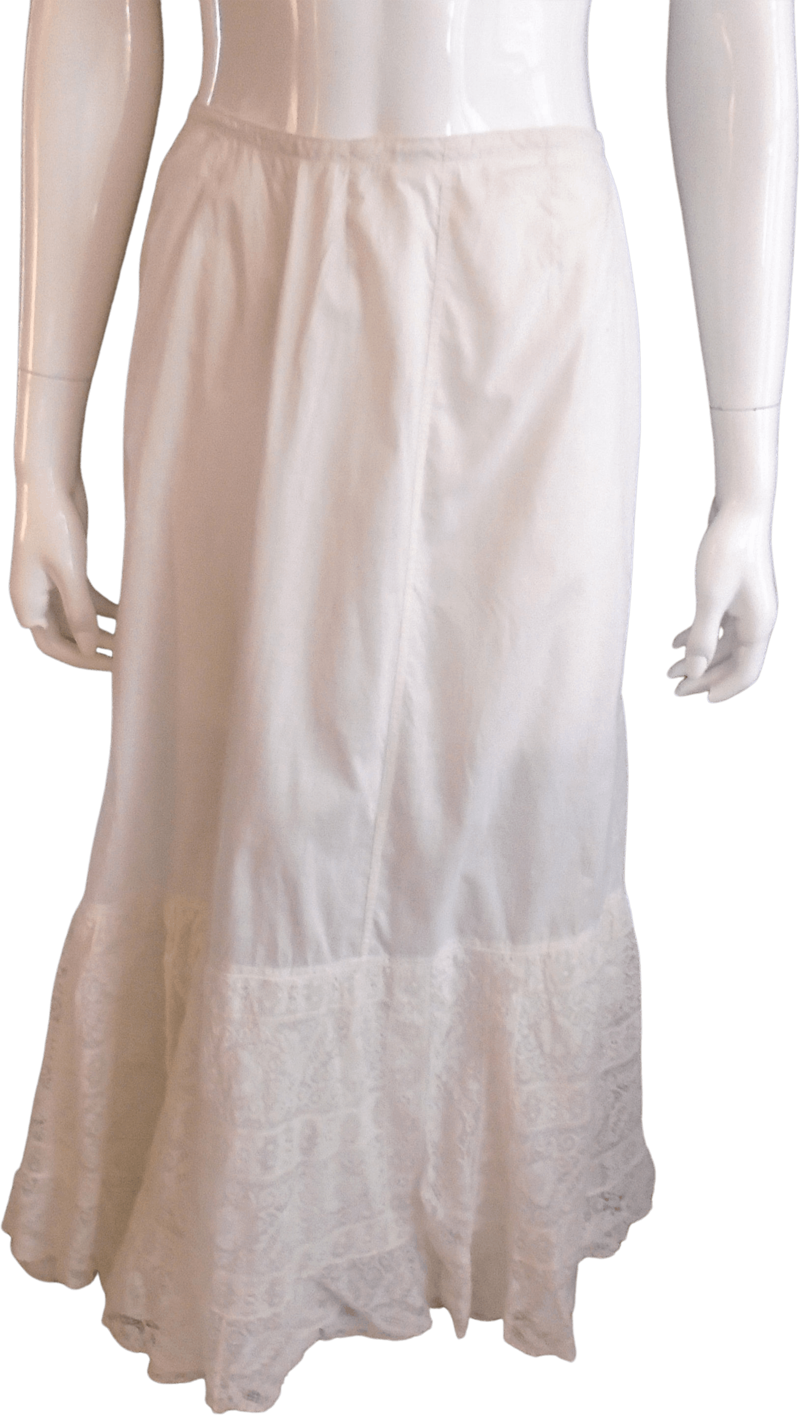 Edwardian Lace-bottom Petticoat