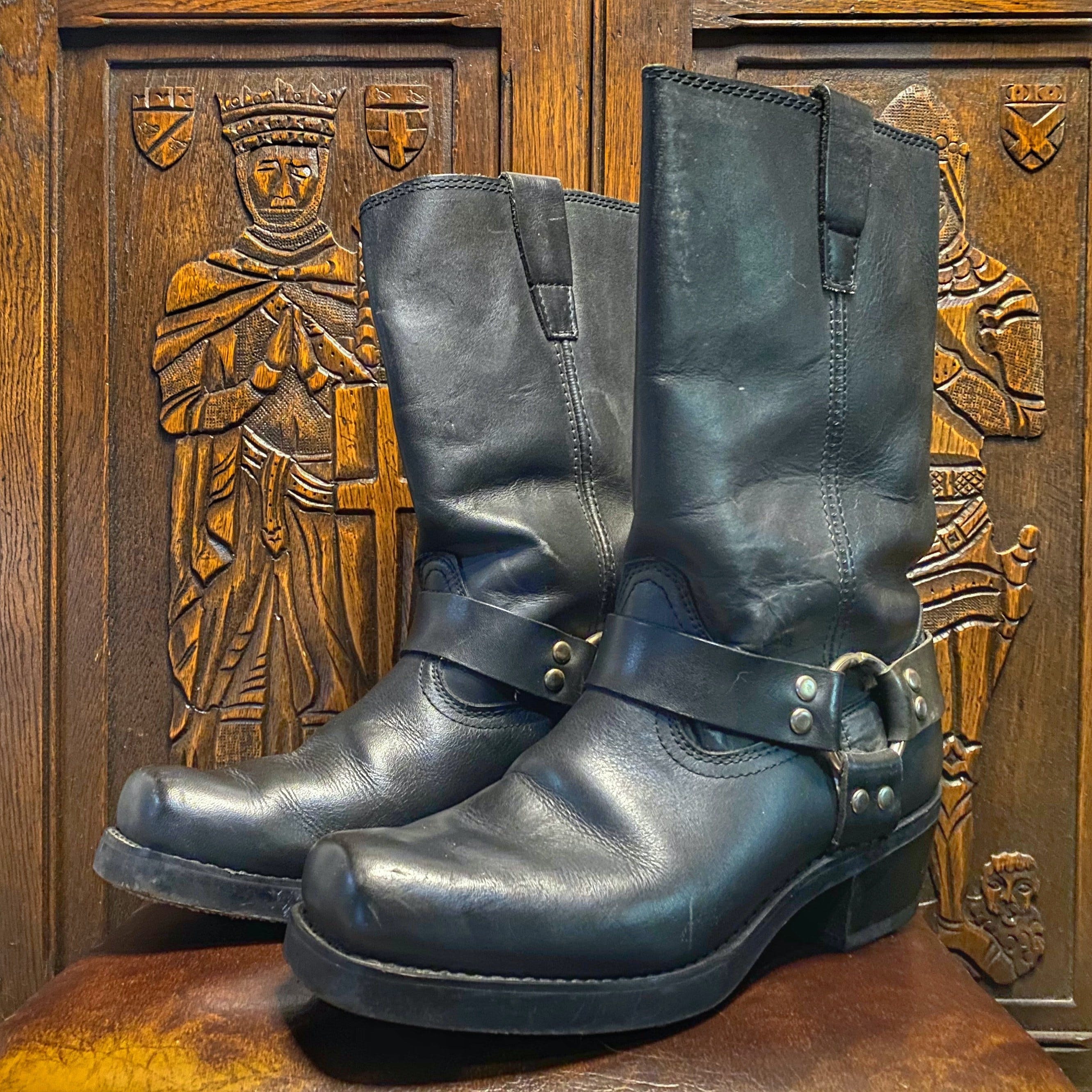 Vintage hot sale harness boots