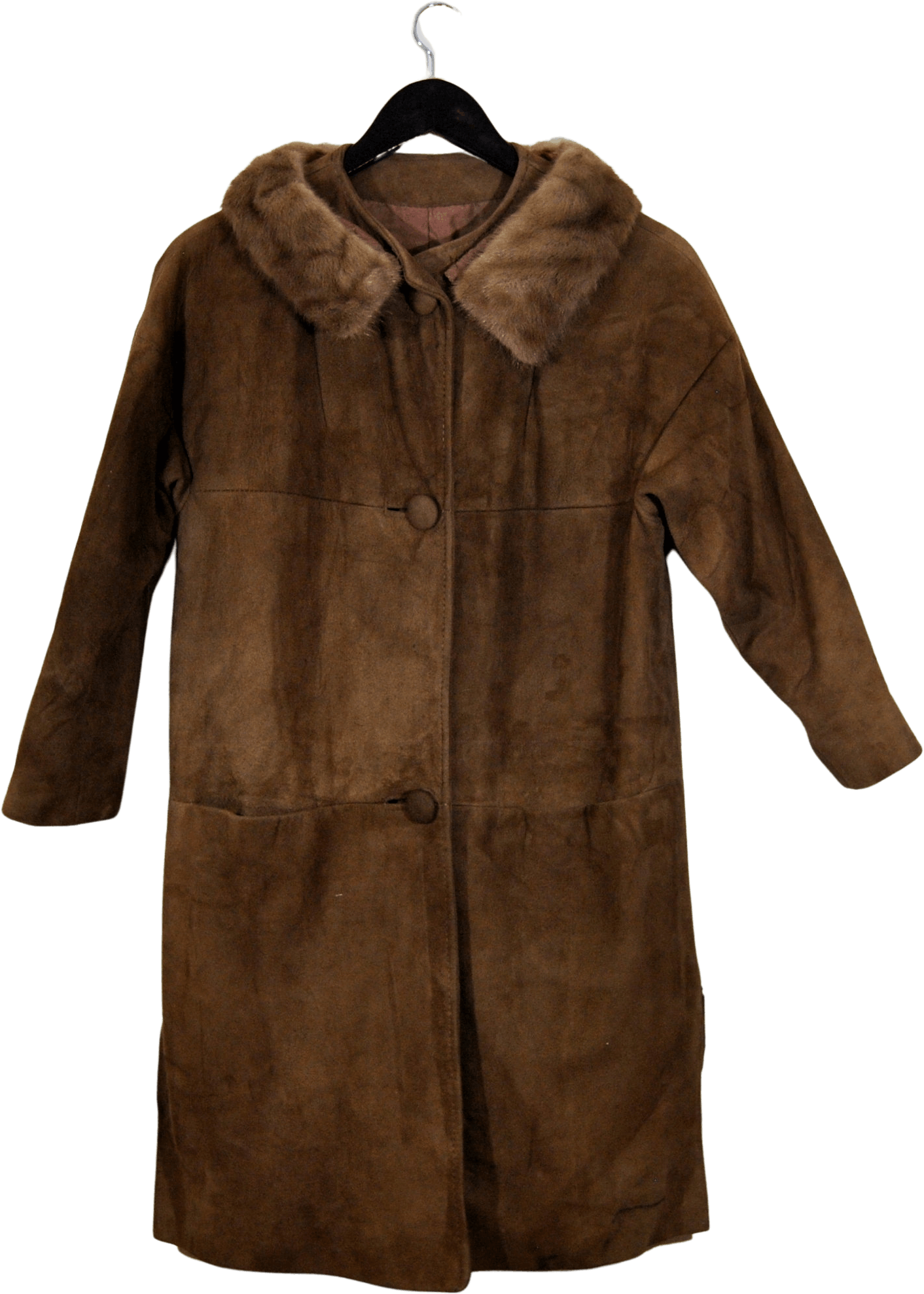 Vintage 60's Leather Swing Coat by Leathercraft Process of America Shop THRILLING