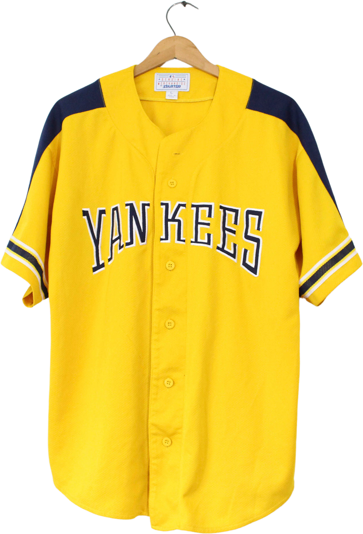 New York Yankees Baseball Yellow Jersey by Starter