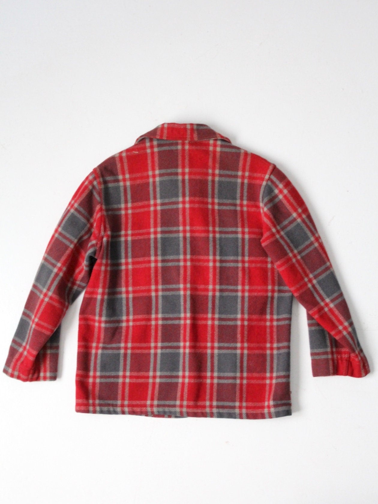 Vintage 50s Wool Mackinaw Hunting Coat Chippewa Jacket by