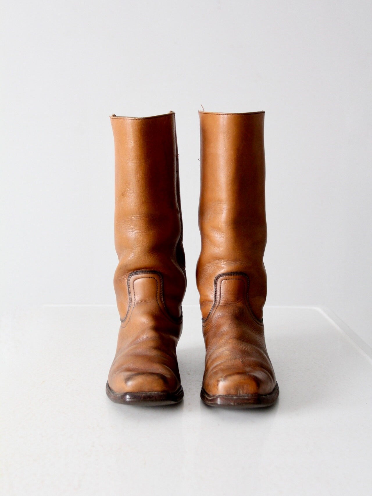 Vintage Frye Campus Style Leather Boots by Frye | Shop THRILLING