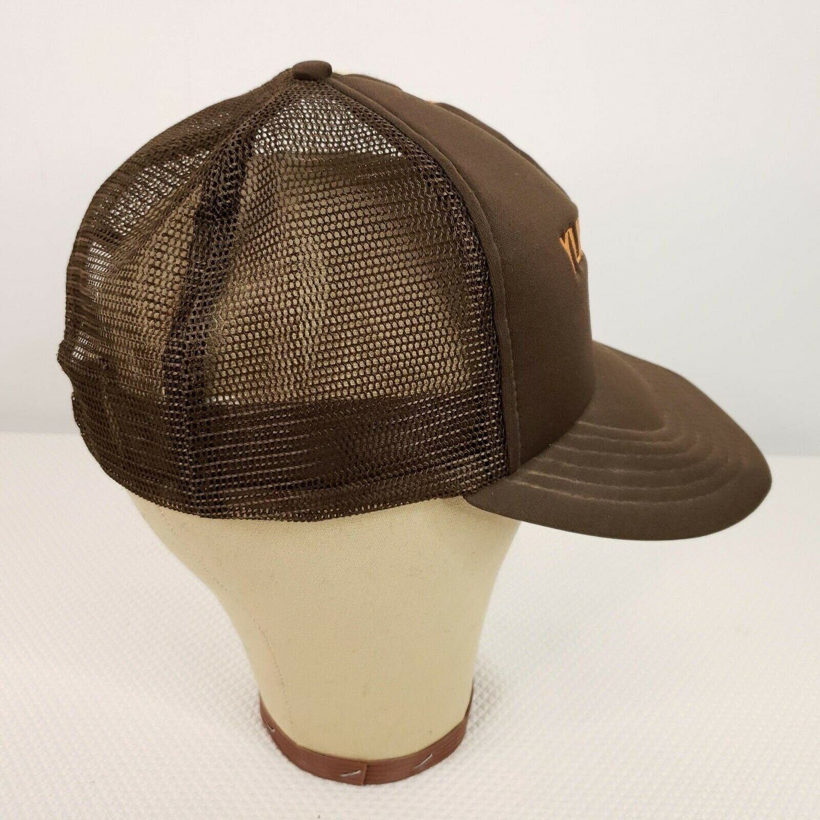 Vintage Yukon Trucker Foam Mesh Snapback Cap Hat Brown Hipster | Shop  THRILLING