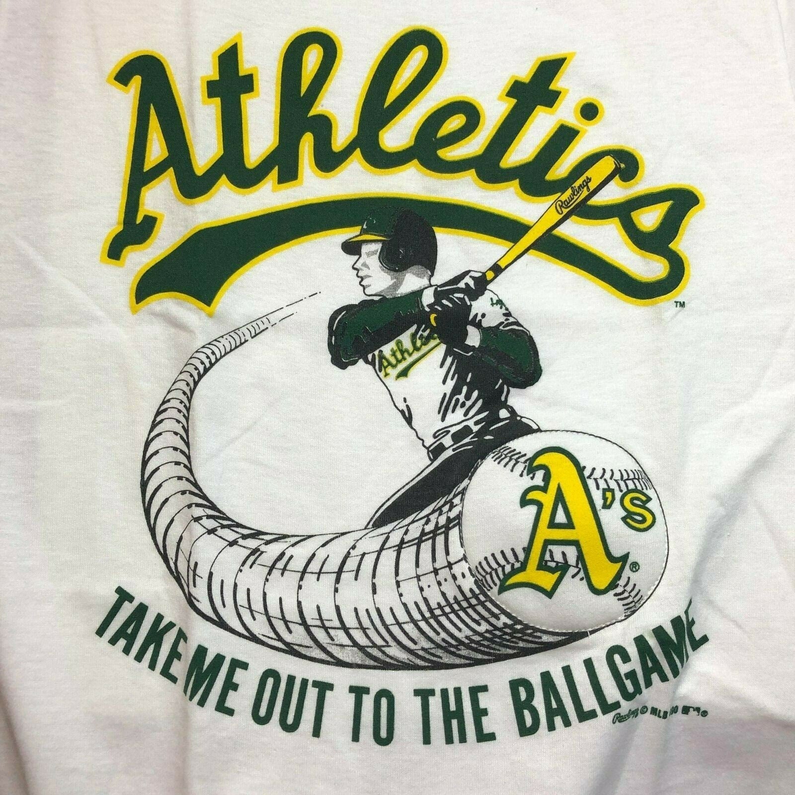 Vintage 90's Oakland A's Athletics Jersey 