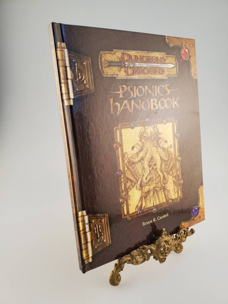 Vintage Wtc 11835 Psionics Handbook with Character Sheet 2001 Dungeons and Dra | Shop THRILLING