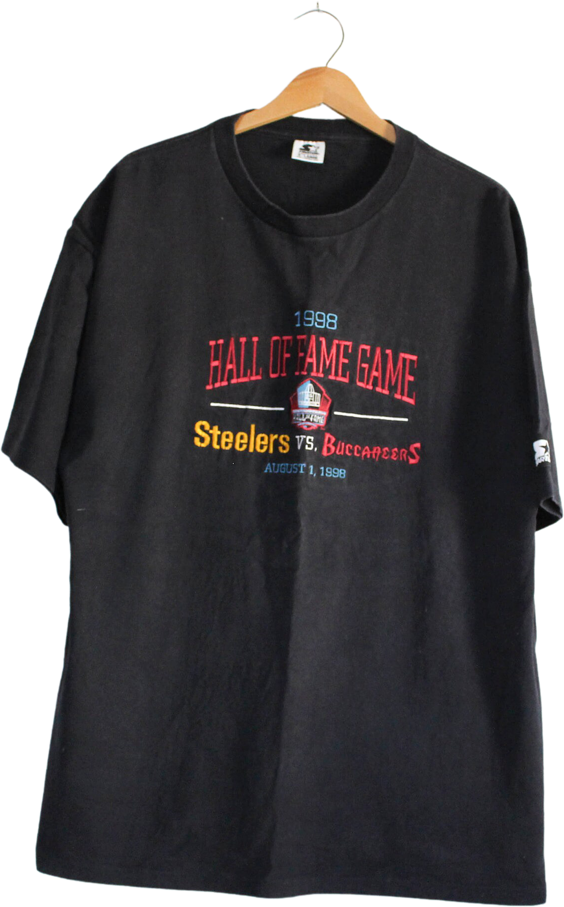 Vintage Hall of Fame Game Pittsburgh Steelers Vs Tampa Bay Buccaneers T- Shirt