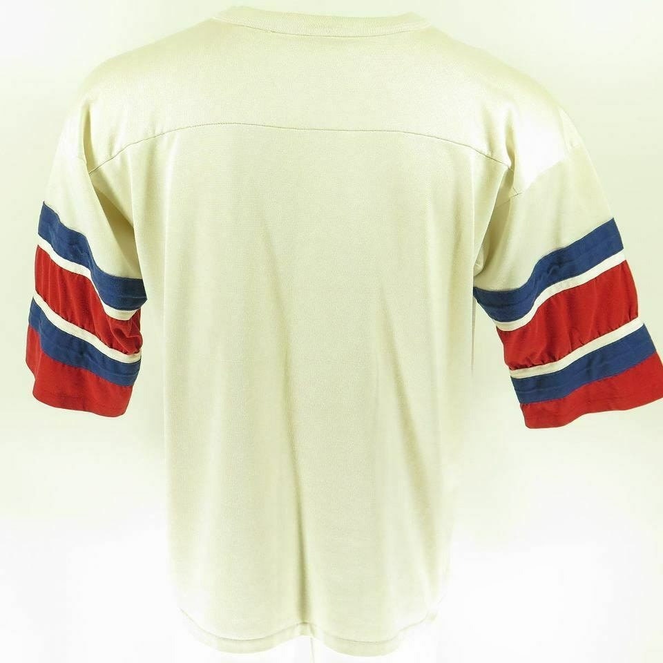 Vintage 1980's NY Giants Jersey Style 3/4 Sleeve Tee – Electric West