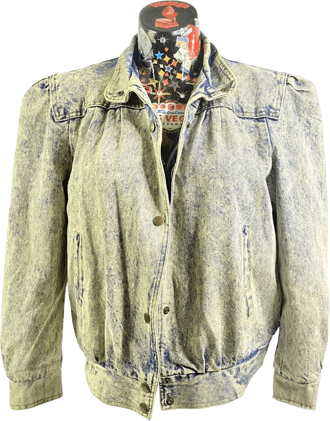 Vintage Acid Wash Jean Jacket by Mystic Blues Shop THRILLING