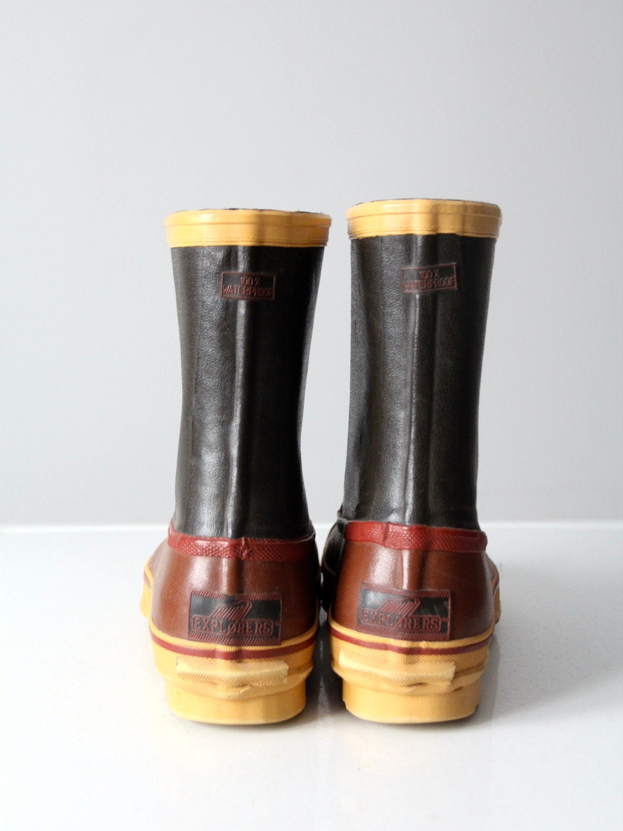 Vintage Explorers Steel Shank Rubber Boots Men's Shop THRILLING