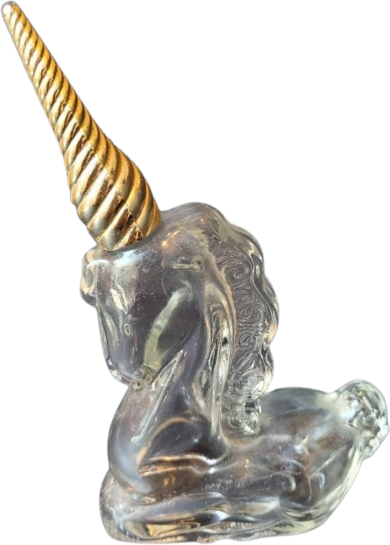 Vintage 70s Unicorn Perfume Bottle by Avon Shop THRILLING