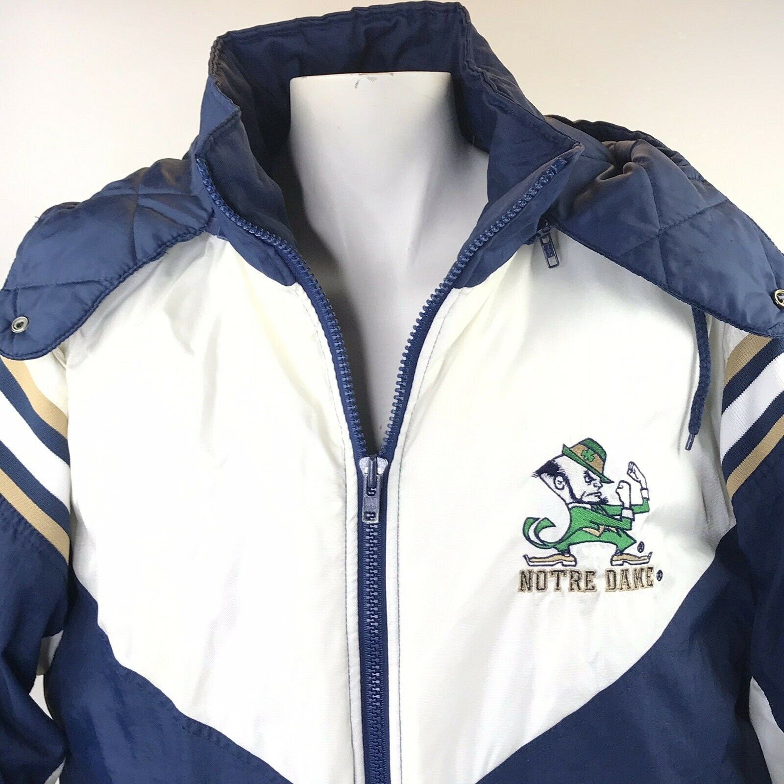 90s Notre Dame Fighting Irish Starter Jacket - Men's Large