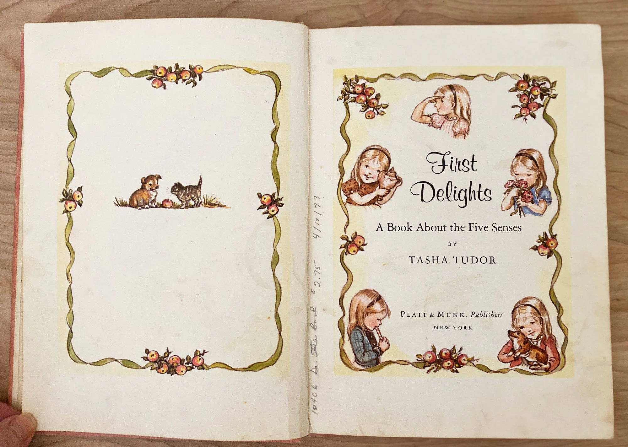 Vintage First Delights a Book About The Five Senses Written and ...