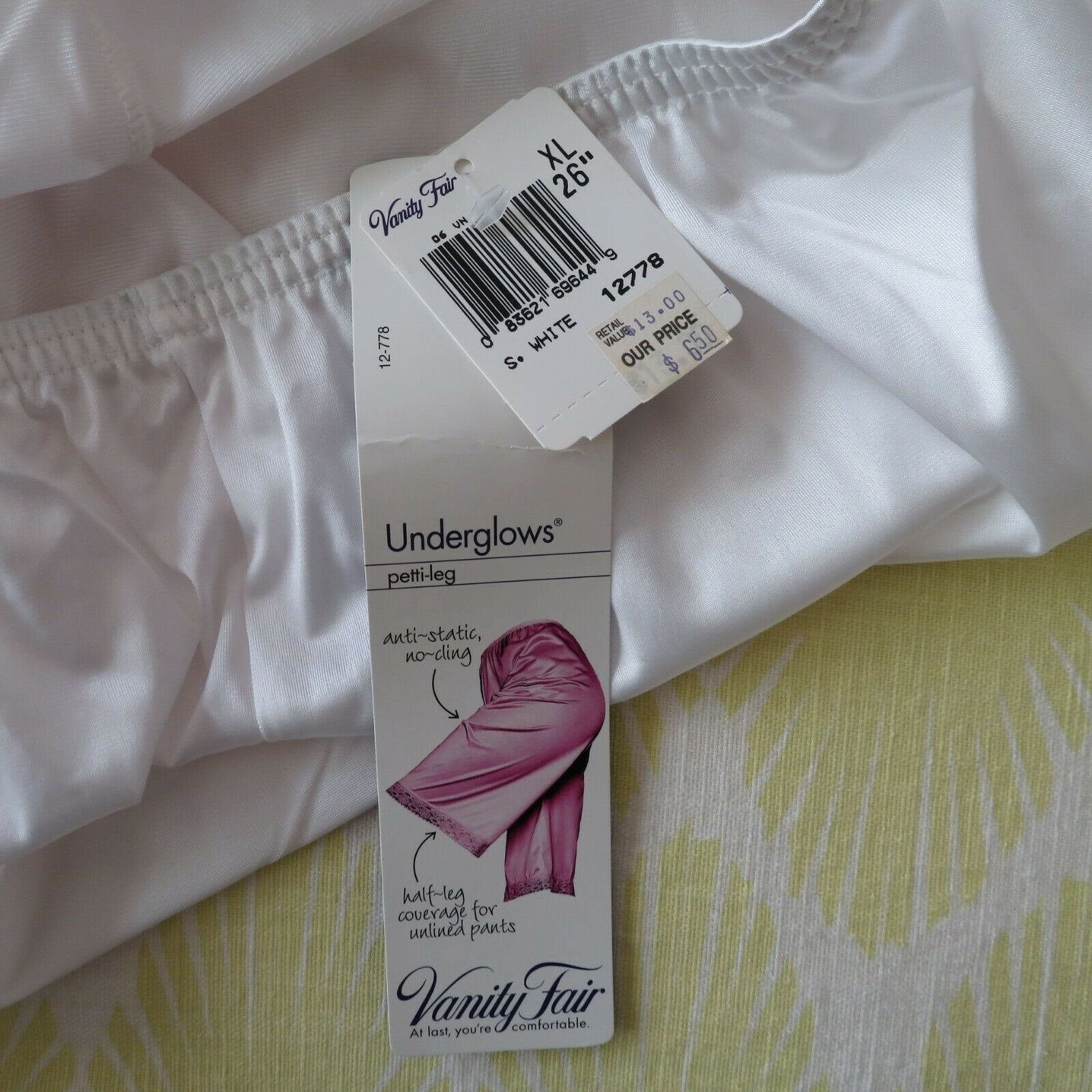 Vintage Vanity Fair White Petti Leg Slip X-large By Vanity Fair | Shop