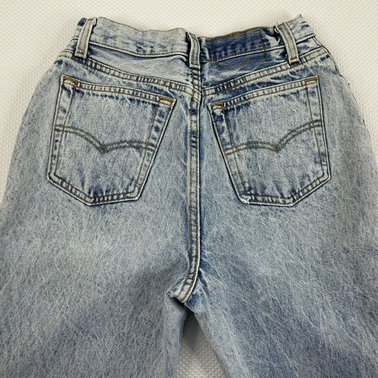 Vintage 80s Levis 501 Womens Acid Wash Denim Blue Jeans 28 X 29 Size 9 |  Shop THRILLING