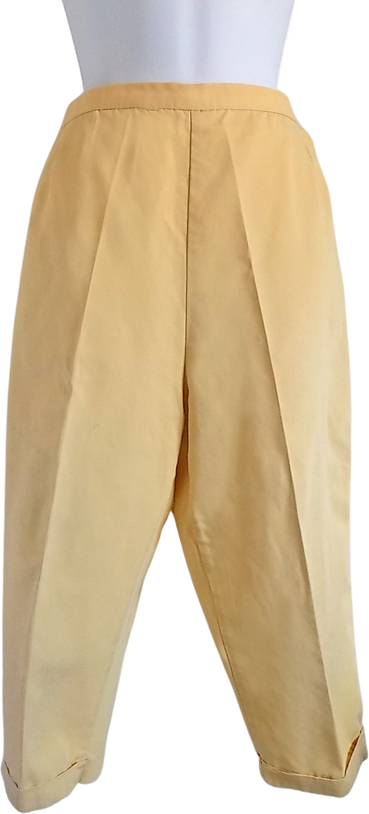 Vintage 60s Pedal Pushers Clam Diggers Capri Pants Sailcloth Pocket