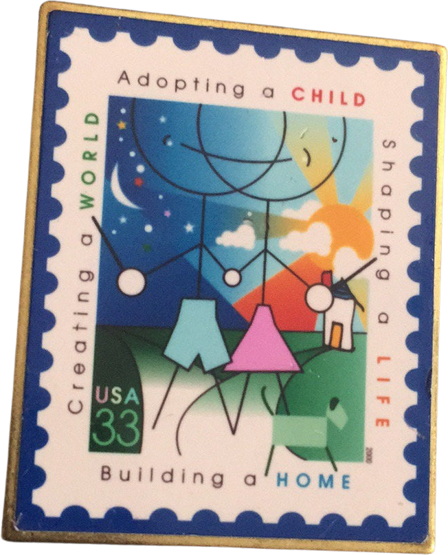 Vintage Usps Stamp Enamel Pin Shop THRILLING