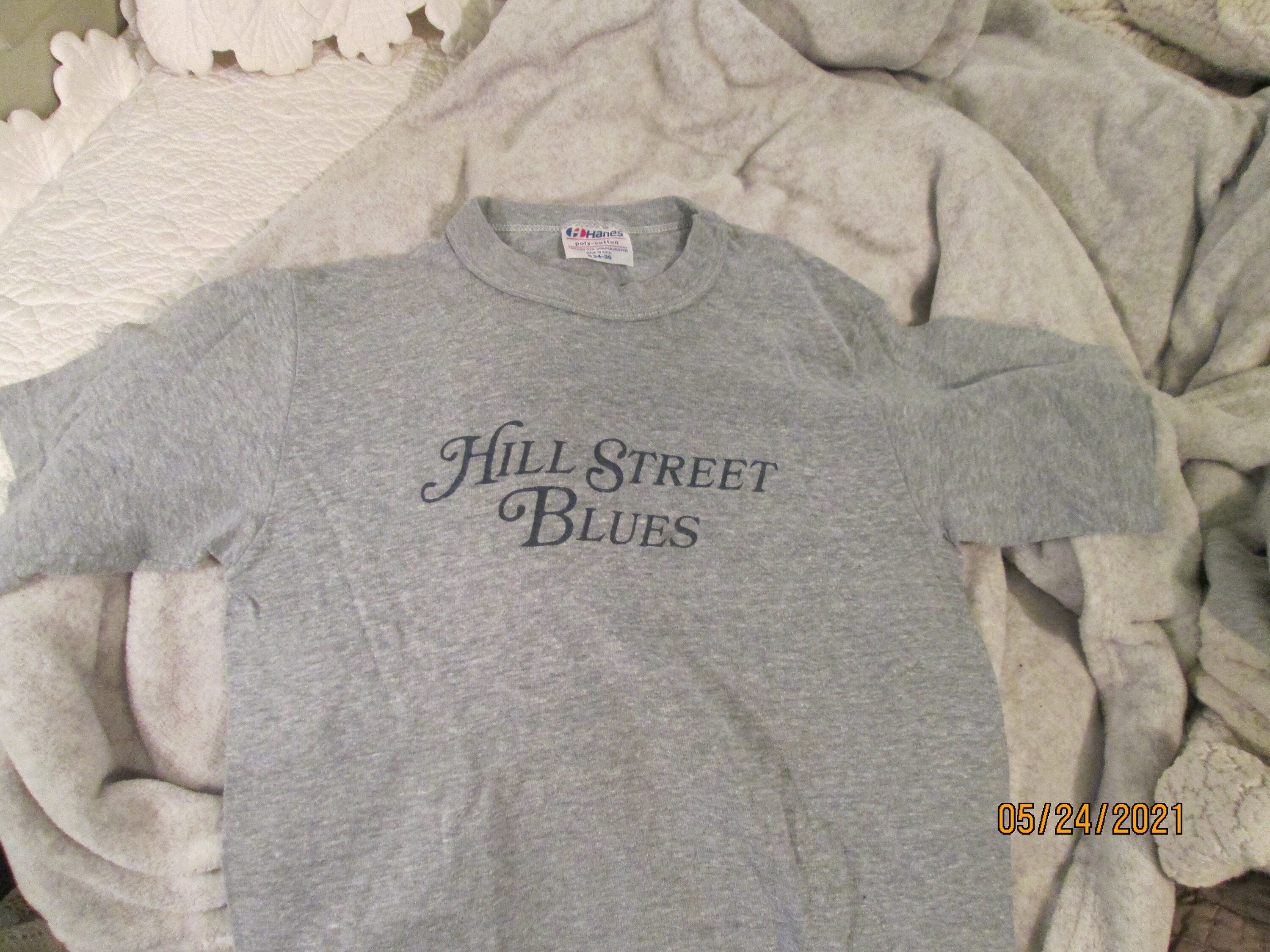 Vintage 80s Hill Street Blues T-Shirts Gray by Hanes