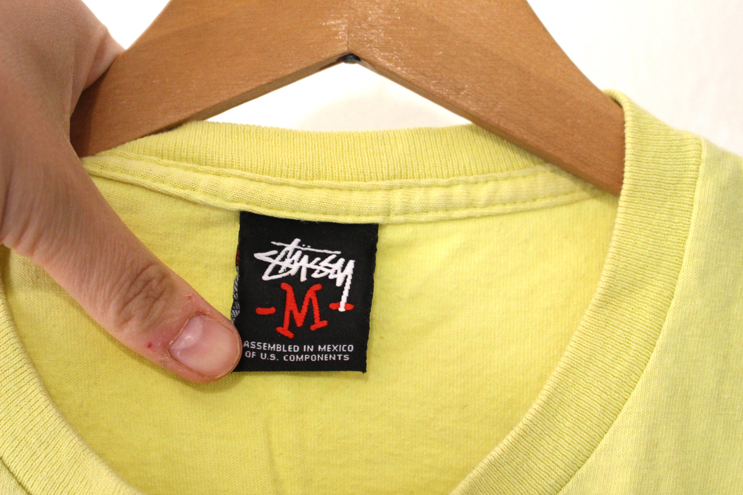 Vintage Yellow T-Shirt by Stussy | Shop THRILLING