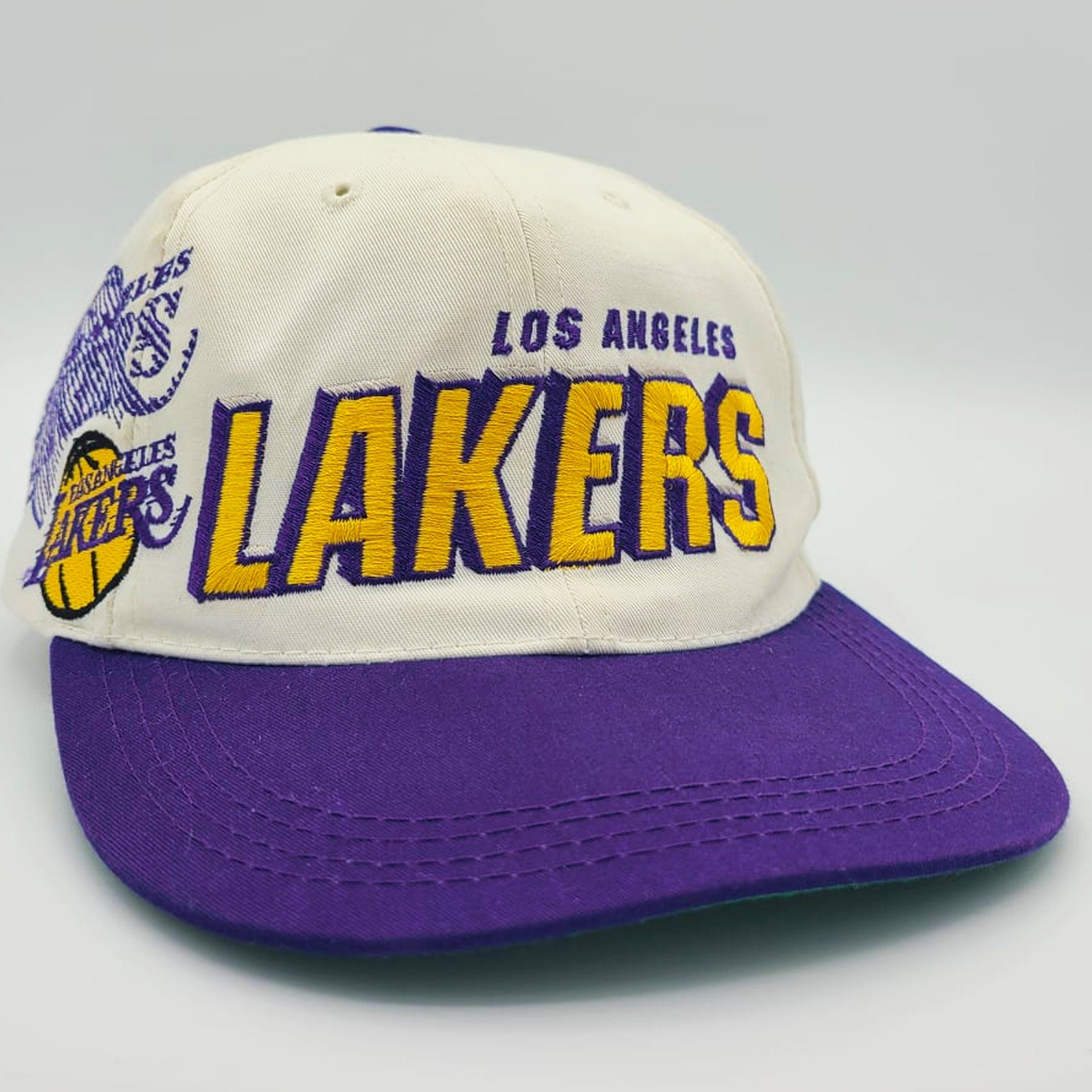 adidas Los Angeles Lakers 2013 NBA Draft Authentic Snapback Hat - Black