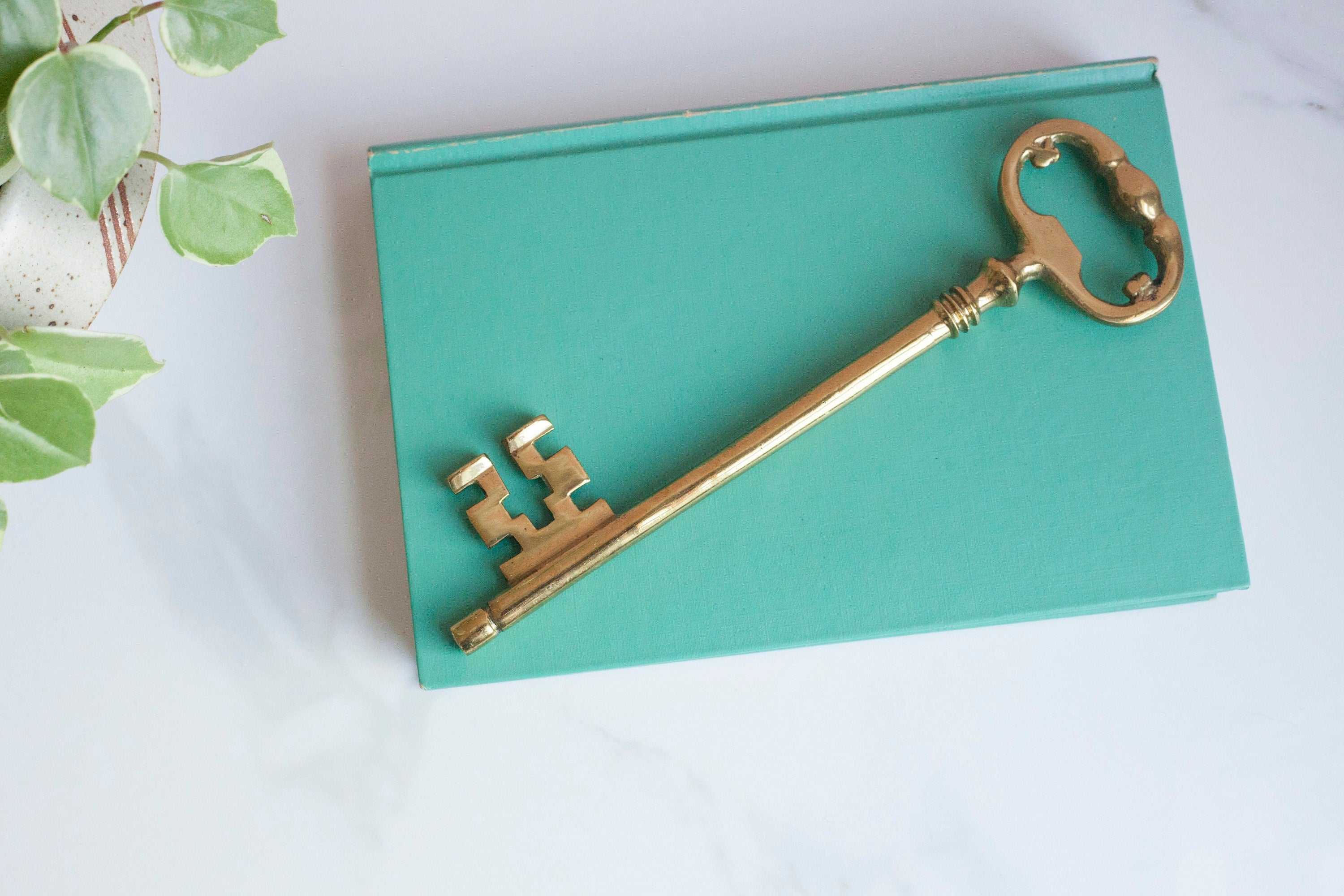 Vintage Large Brass Key Bottle Opener Shop THRILLING