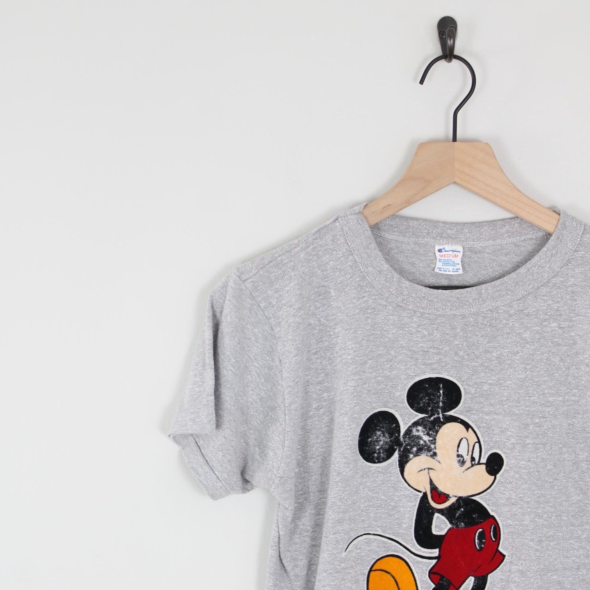 Vintage 80s Champion Disney Dundalk College T-Shirt by Champion 