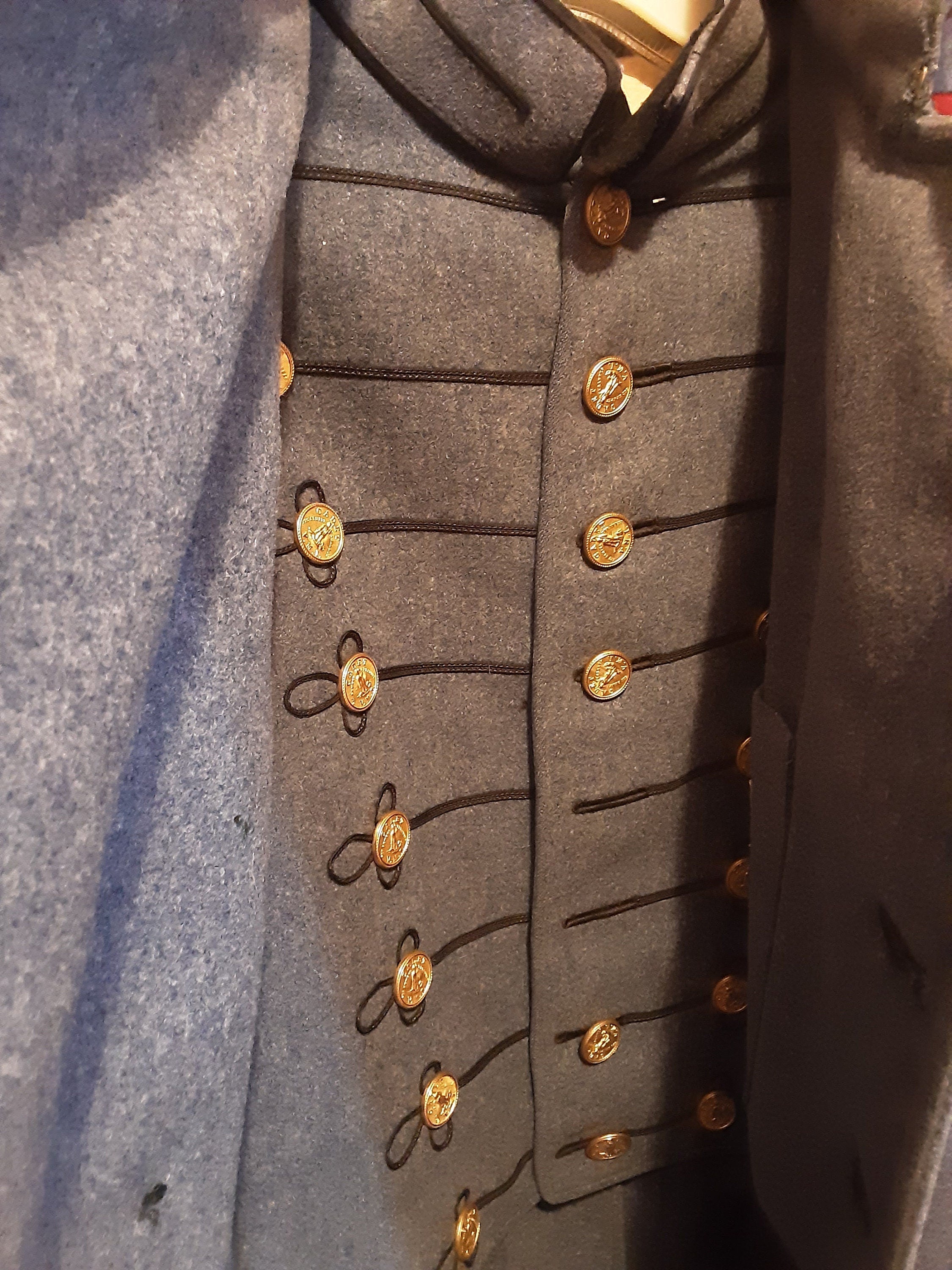 Vintage 50s 1-vmi Rotc Cadet Uniform Jacket By Shenandoah