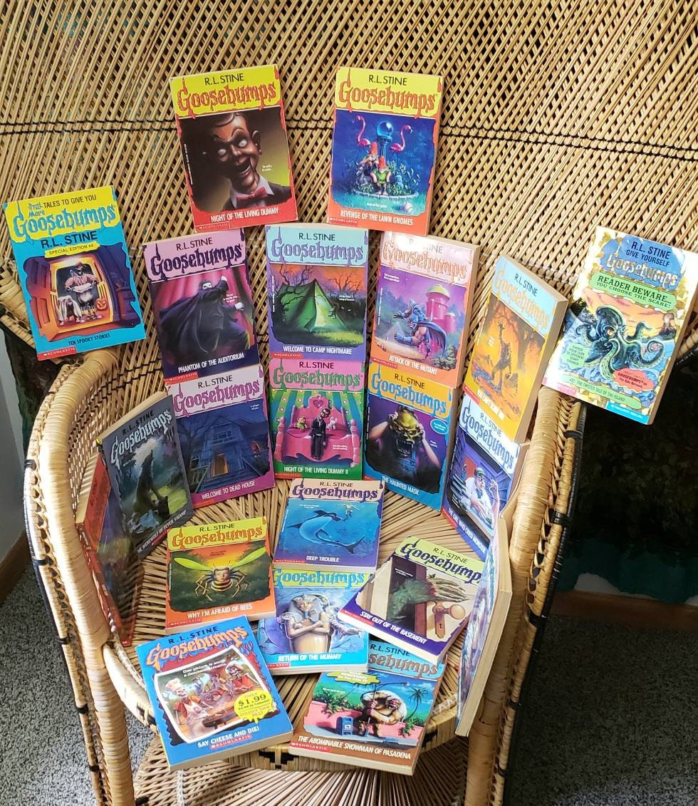 Vintage 90s Goosebumps Books by Rl Stein Scholastic Shop THRILLING