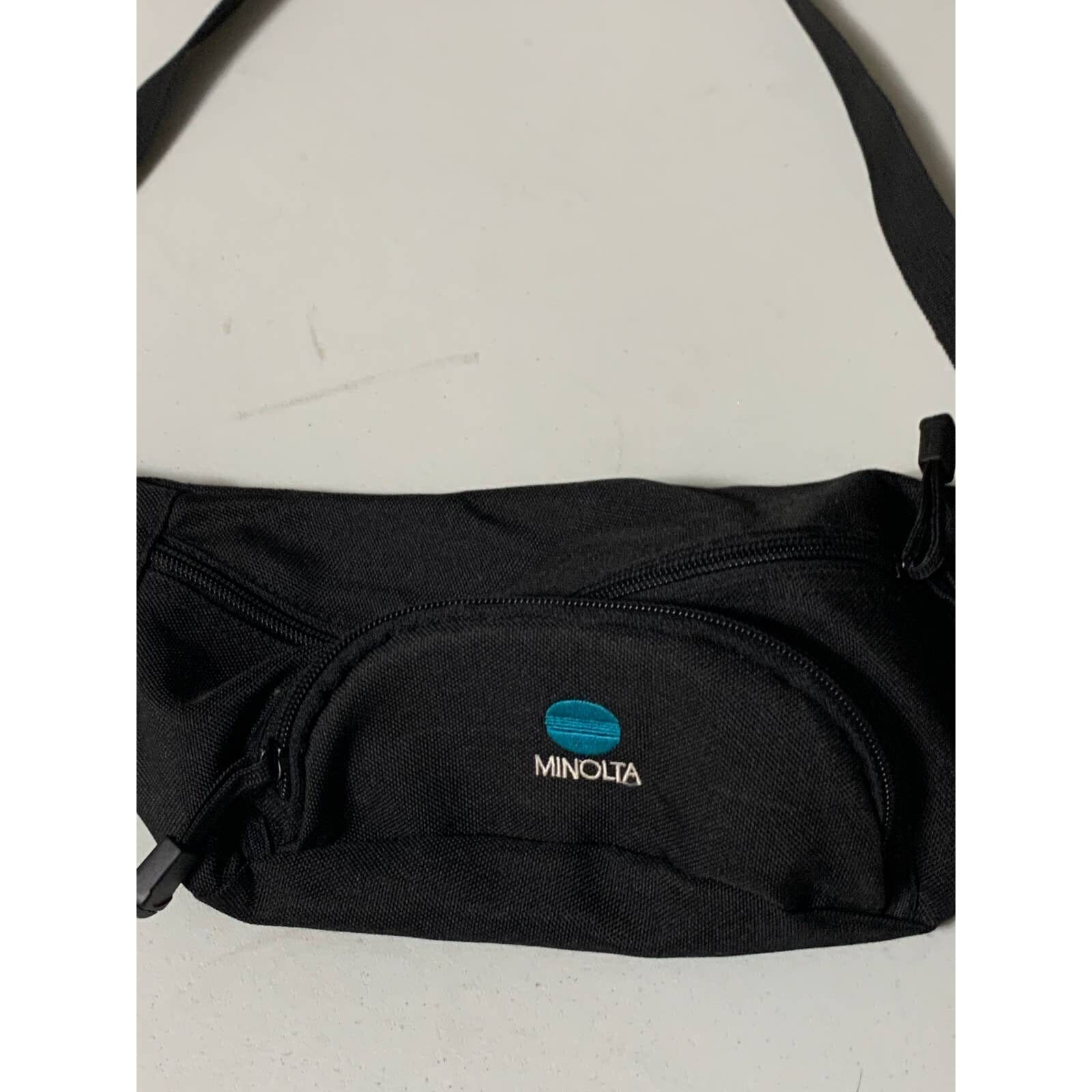 Vintage Minolta Black Fanny Pack Bag Shop THRILLING