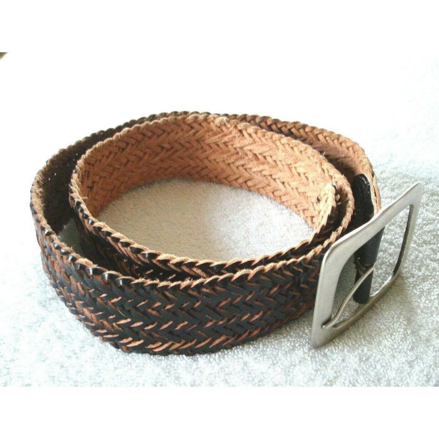 Vintage 90’s leather green starfish belt 🪸