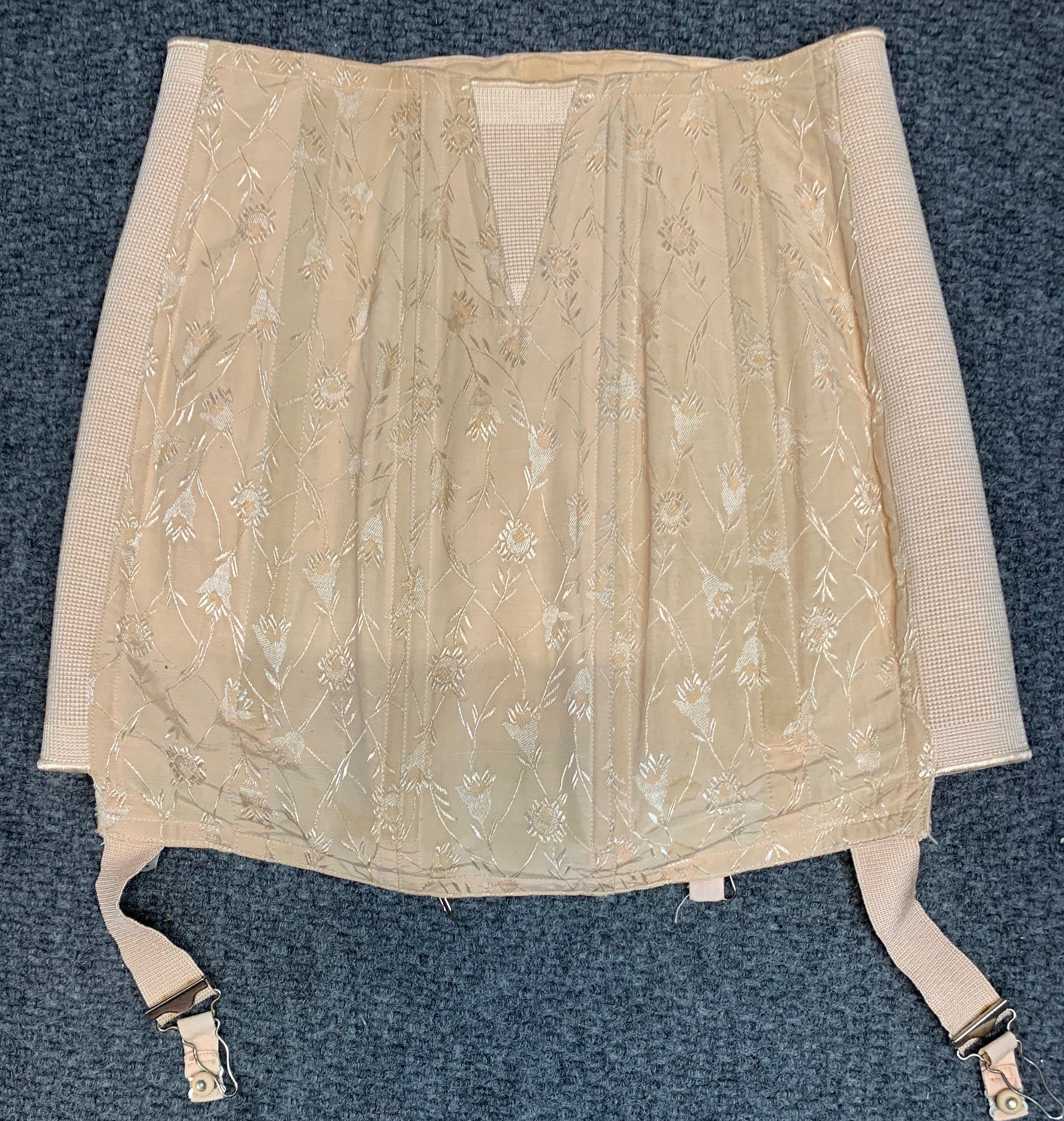 Vintage 30s Boned Girdle Skirt Corset Vintage Shape Wear