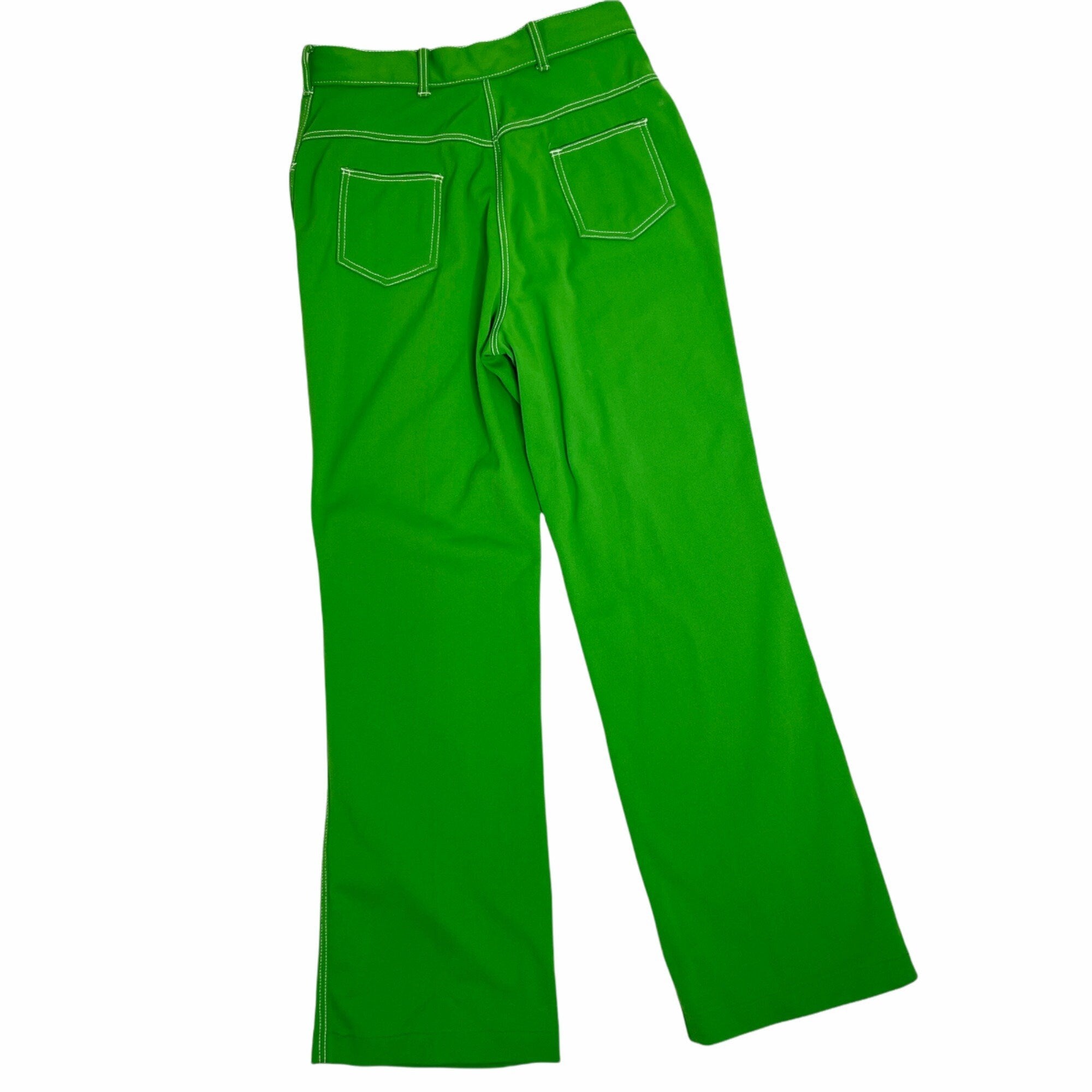 Vintage 70's Bright Green Sears Casual Pants | Shop THRILLING