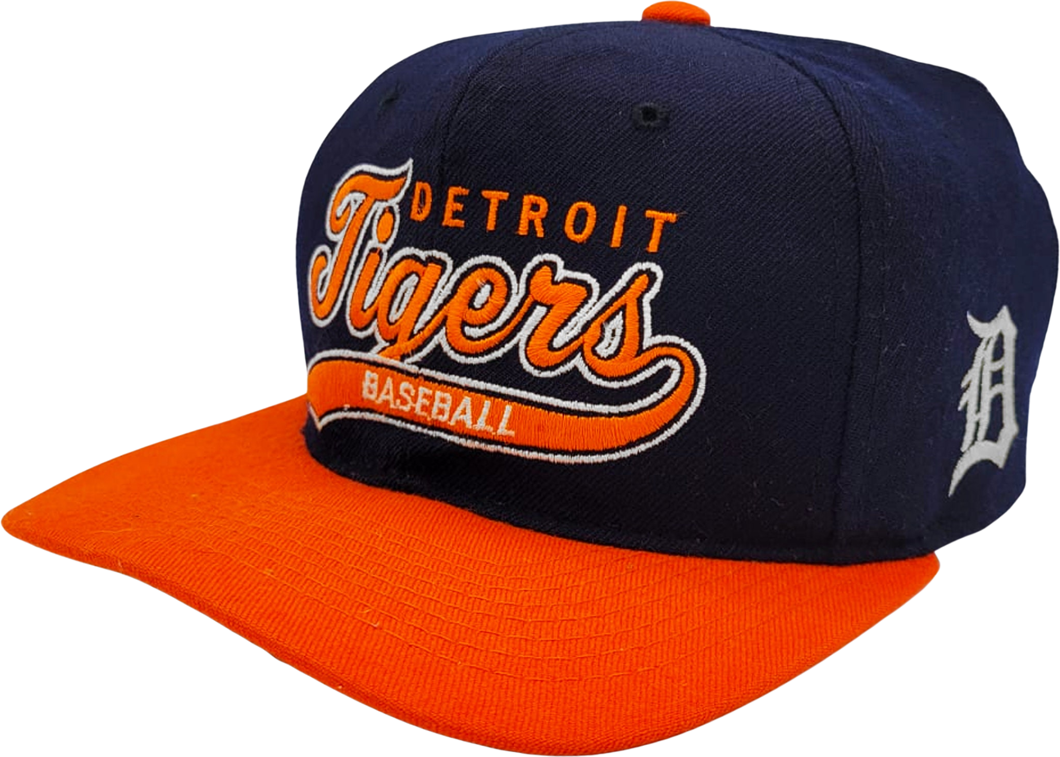 Men's Detroit Tigers Vintage 90s Starter Tail Sweep Snapback Hat Black and  Orange by MLB Genuine Merchandise