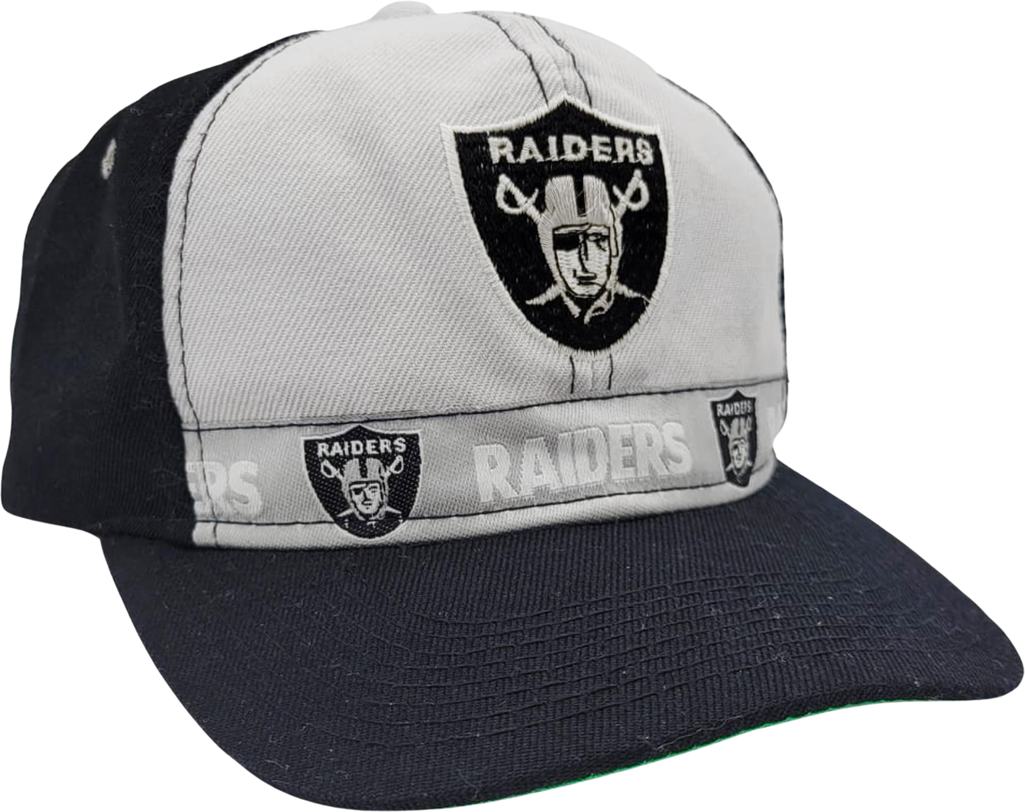 Men's Las Vegas Raiders Black Apollo Throwback Adjustable Hat