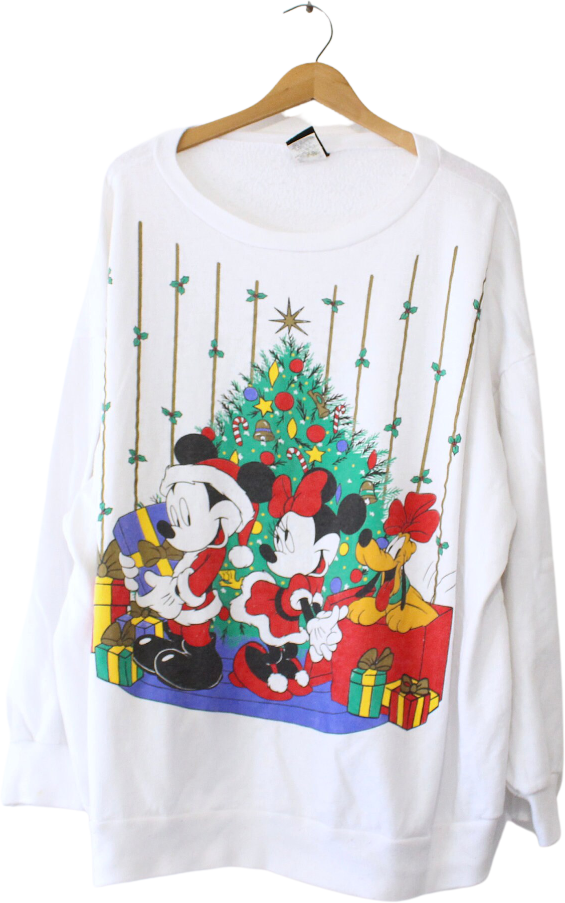 Vintage Mickey and Minnie Christmas Sweater deals